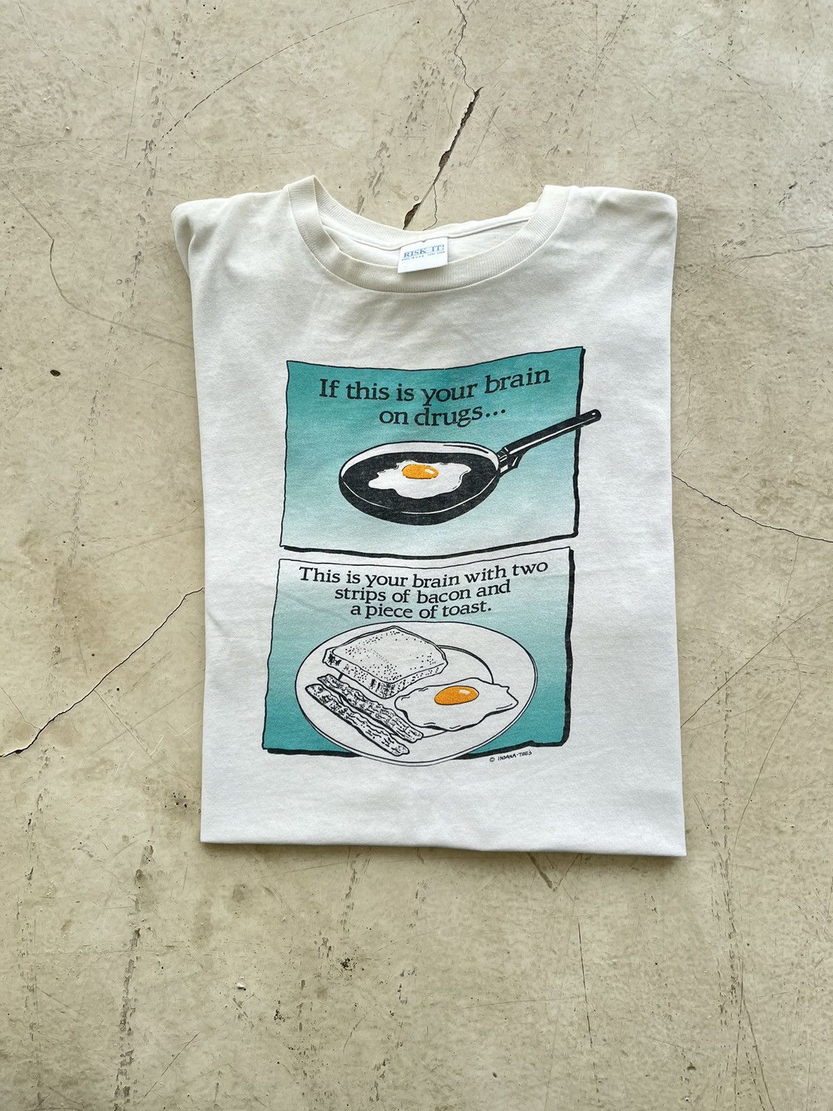 Designer × Vintage 1988 Brain On Drugs Tee Size US XL / EU 56 / 4 - 3 Thumbnail