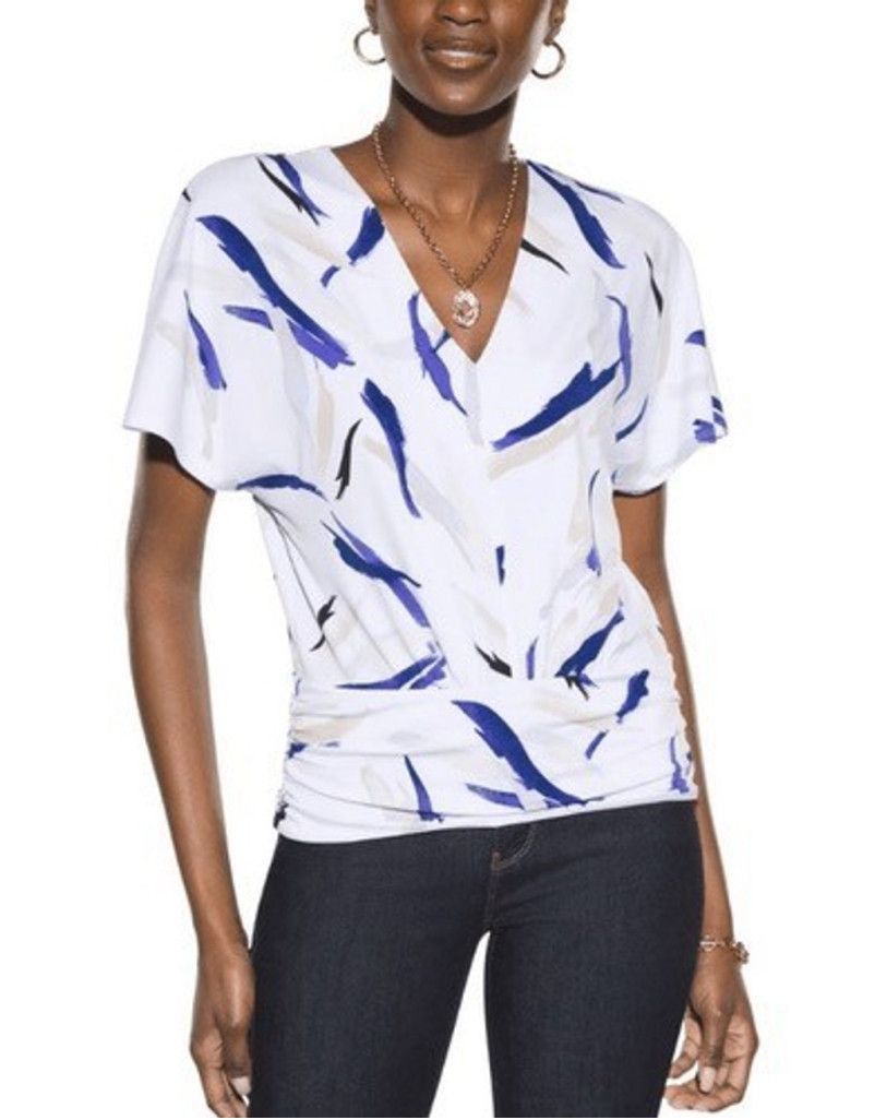 White House Black Market NWOT White House Black Market Stretch Blouse Top Women XL Size XL / US 12-14 / IT 48-50 - 9 Thumbnail