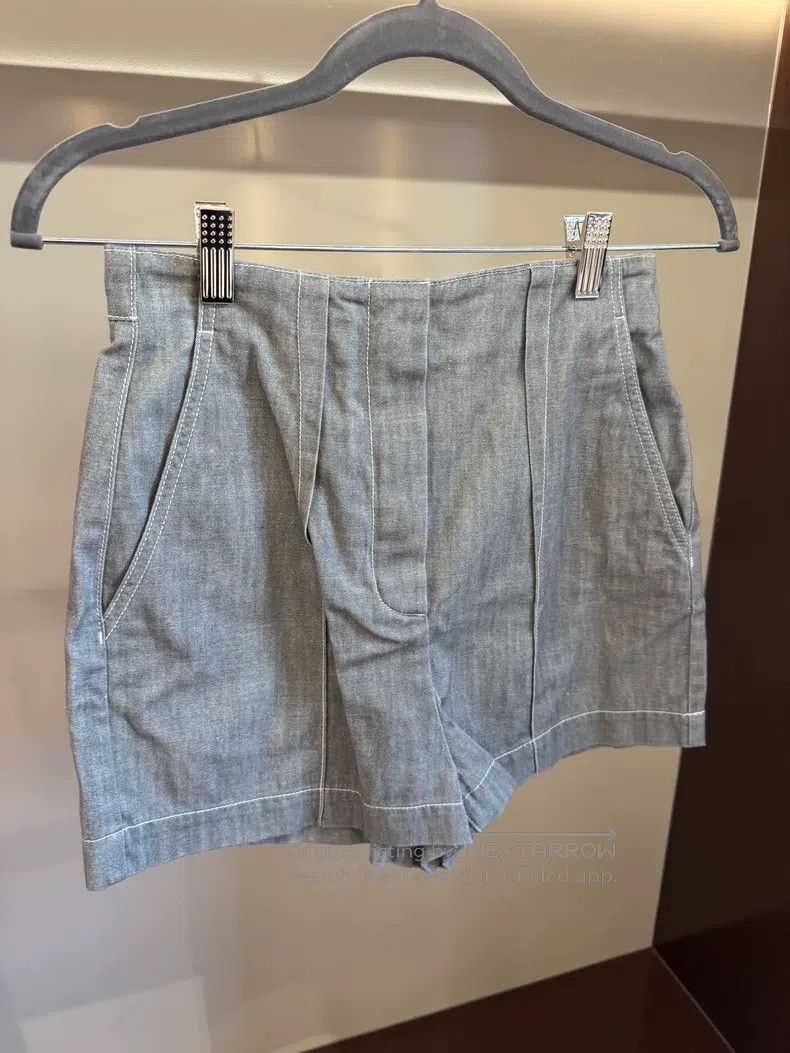 Fendi Fendi Gray Workwear Style Logo Denim Size XS / US 0-2 / IT 36-38 - 6 Thumbnail