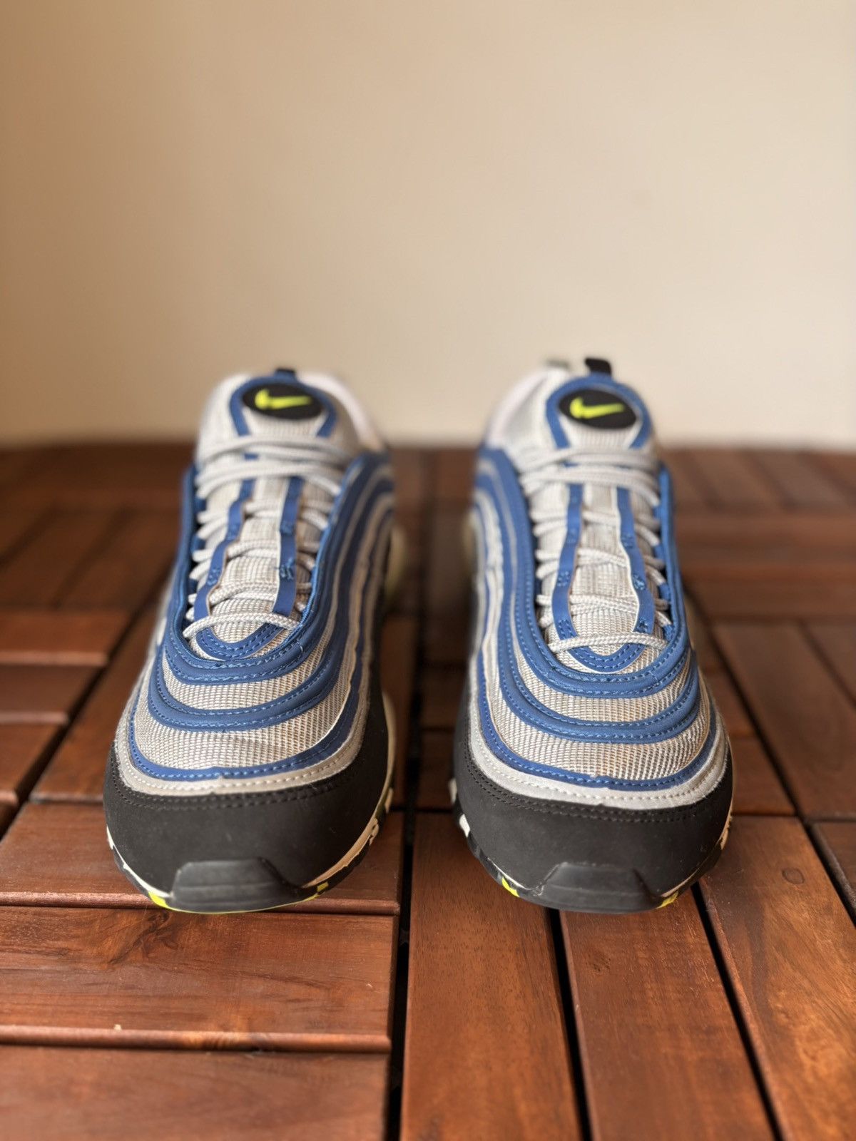 Nike Nike Air Max 97 OG “Atlantic Blue / Voltage Yellow” – US 11 Size US 11 / EU 44 - 4 Thumbnail