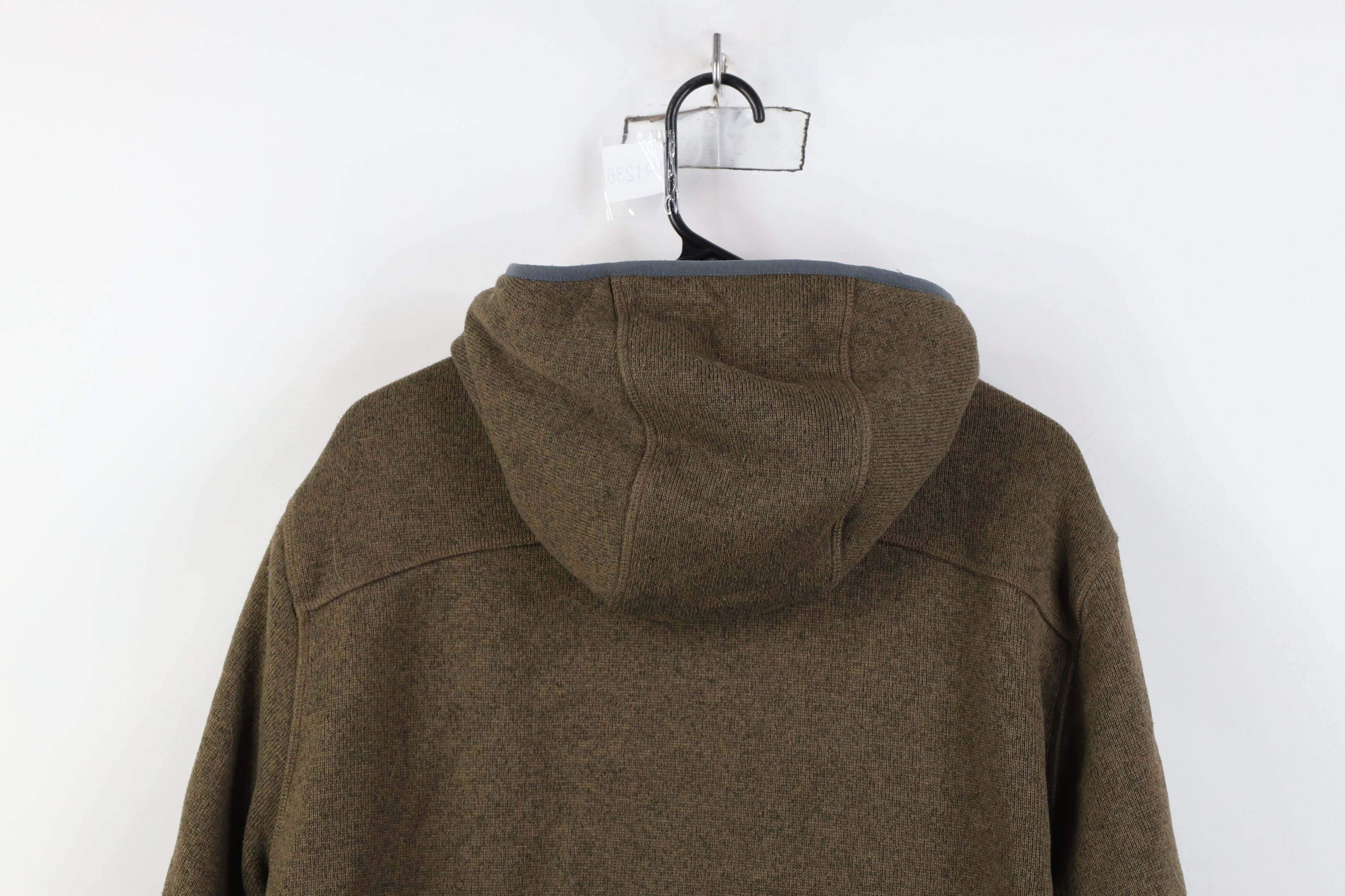 L.L. Bean Vintage LL Bean Hooded Sweater Jacket Swacket Heather Brown Size US XL / EU 56 / 4 - 14 Thumbnail