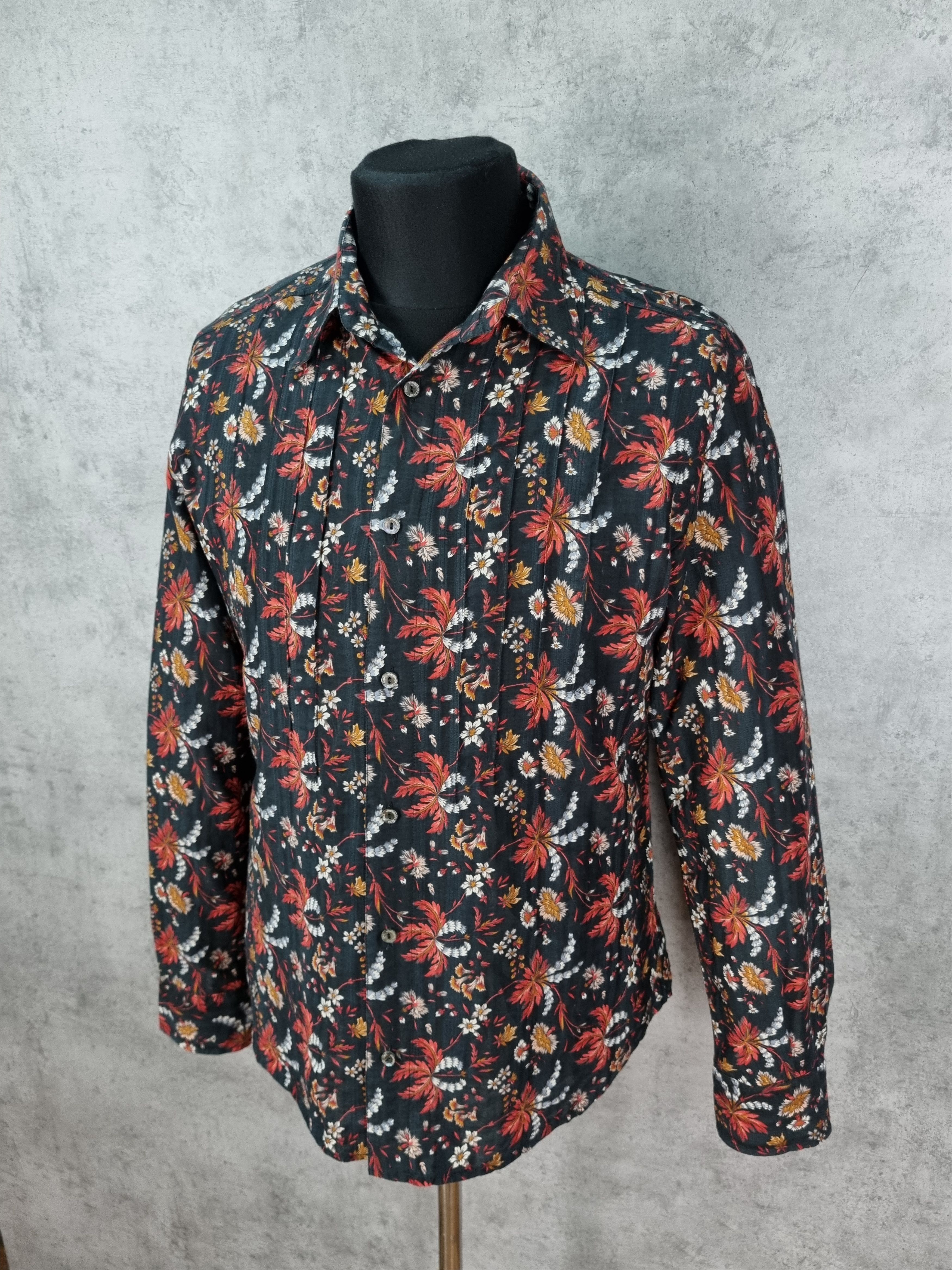 Dolce & Gabbana Rare Dolce & Gabbana Floral All Over Shirt Size US L / EU 52-54 / 3 - 5 Thumbnail