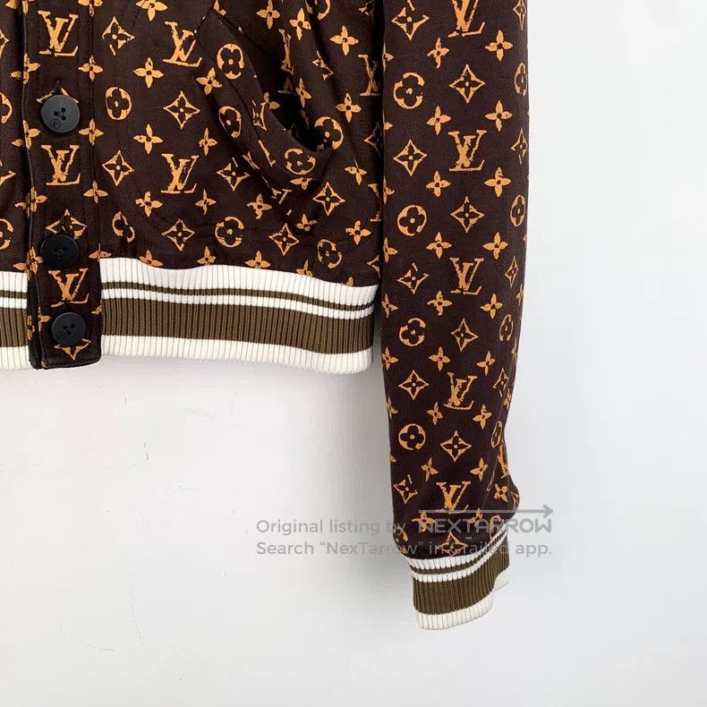 Louis Vuitton Louis Vuitton Dark brown logo presbyopic full print lapel Size US XS / EU 42 / 0 - 4 Thumbnail