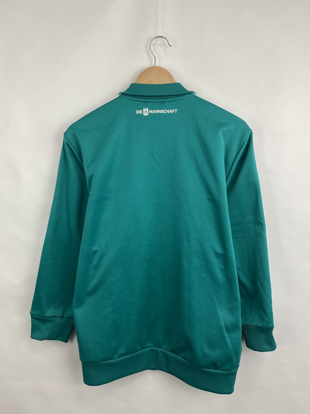 Adidas 🇩🇪 Y2K Adidas Germany 2018 S Jersey Soccer Zip Hoodie Rare Size US M / EU 48-50 / 2 - 9 Thumbnail