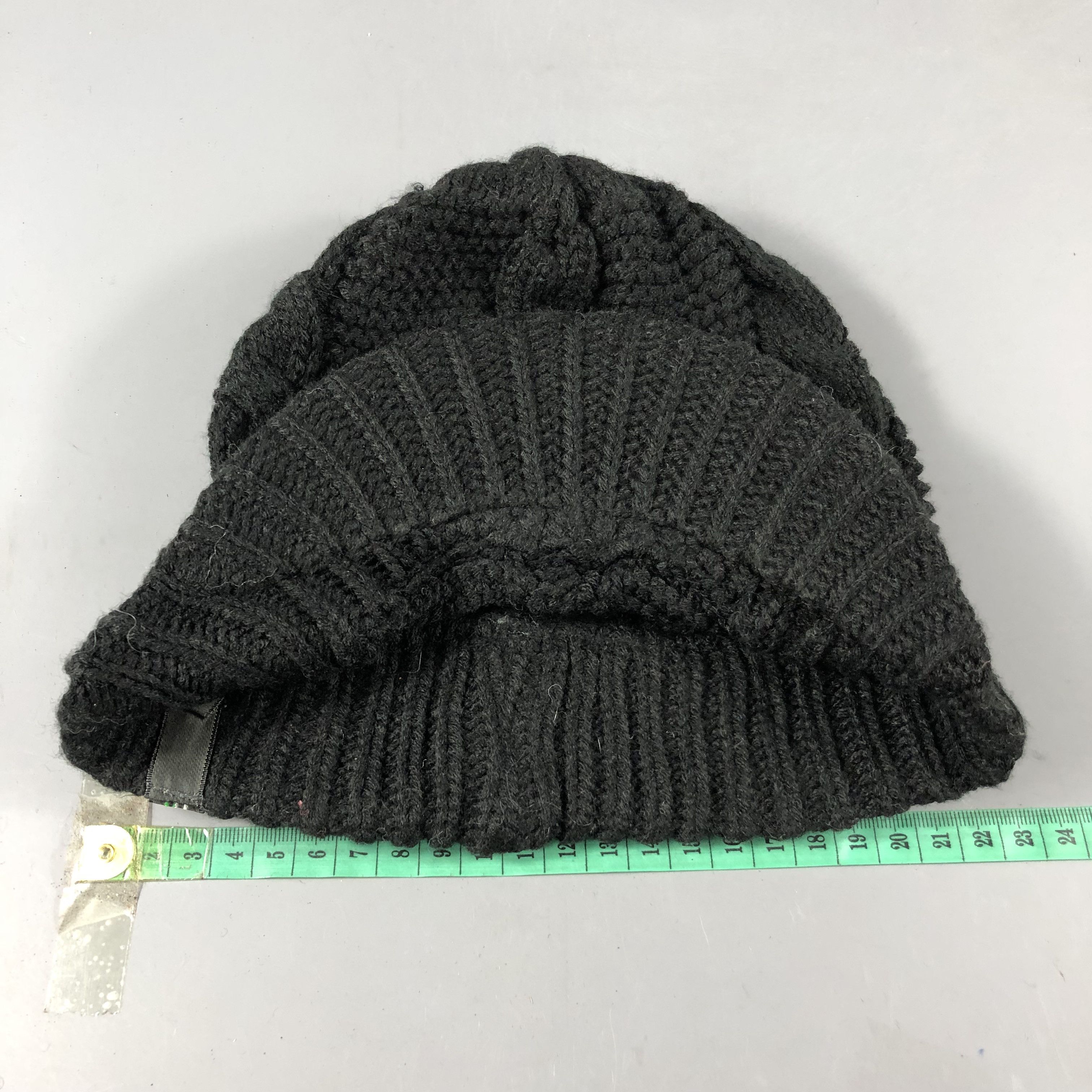 Vintage Driss Cable Knit Visor Cap Beanie Snowcap Snow Hat B981 Size ONE SIZE - 3 Thumbnail