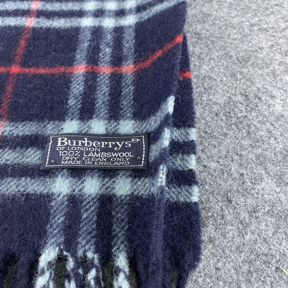 Burberry × Vintage Burberry Scarf # D564 # Muffler # Neckwear Size ONE SIZE - 4 Thumbnail