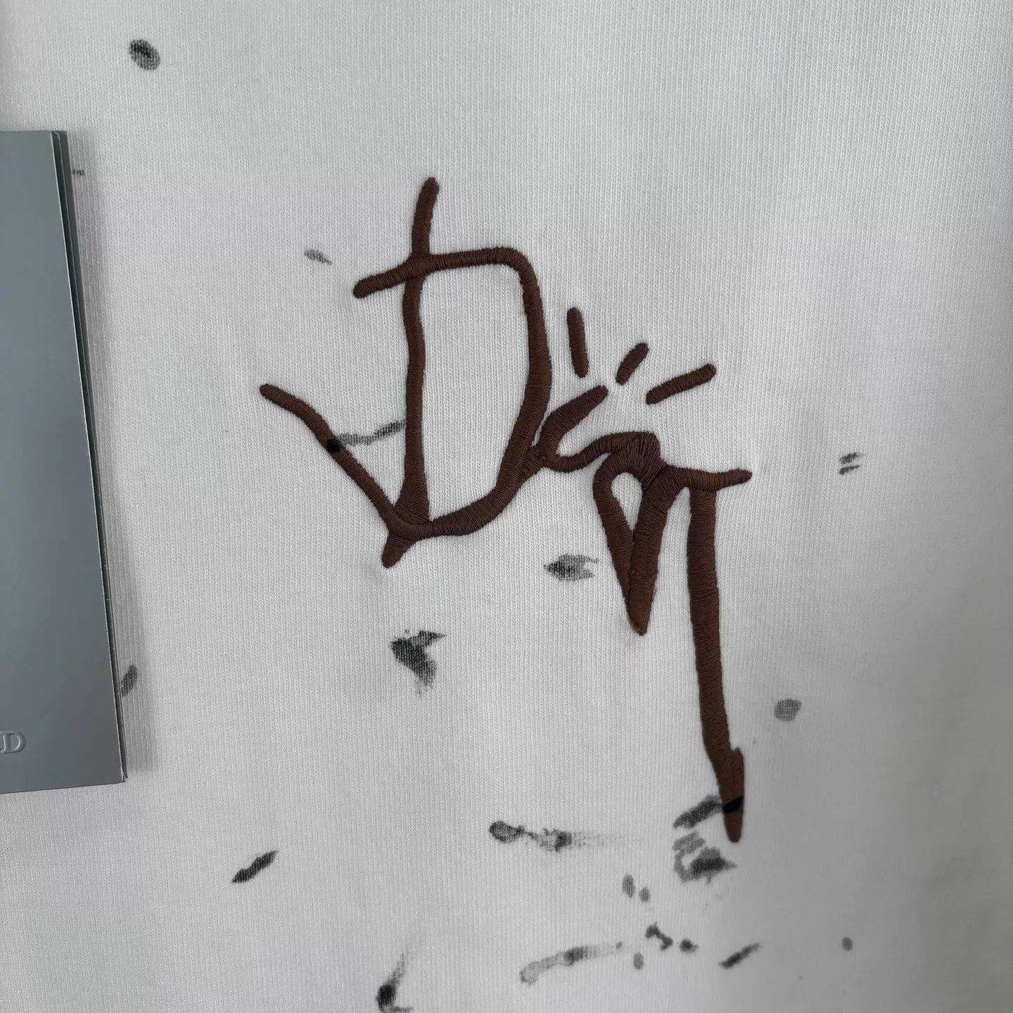 Dior Dior Ink Splat Embroidered Logo SS Tee NWT Size S Size US S / EU 44-46 / 1 - 4 Thumbnail