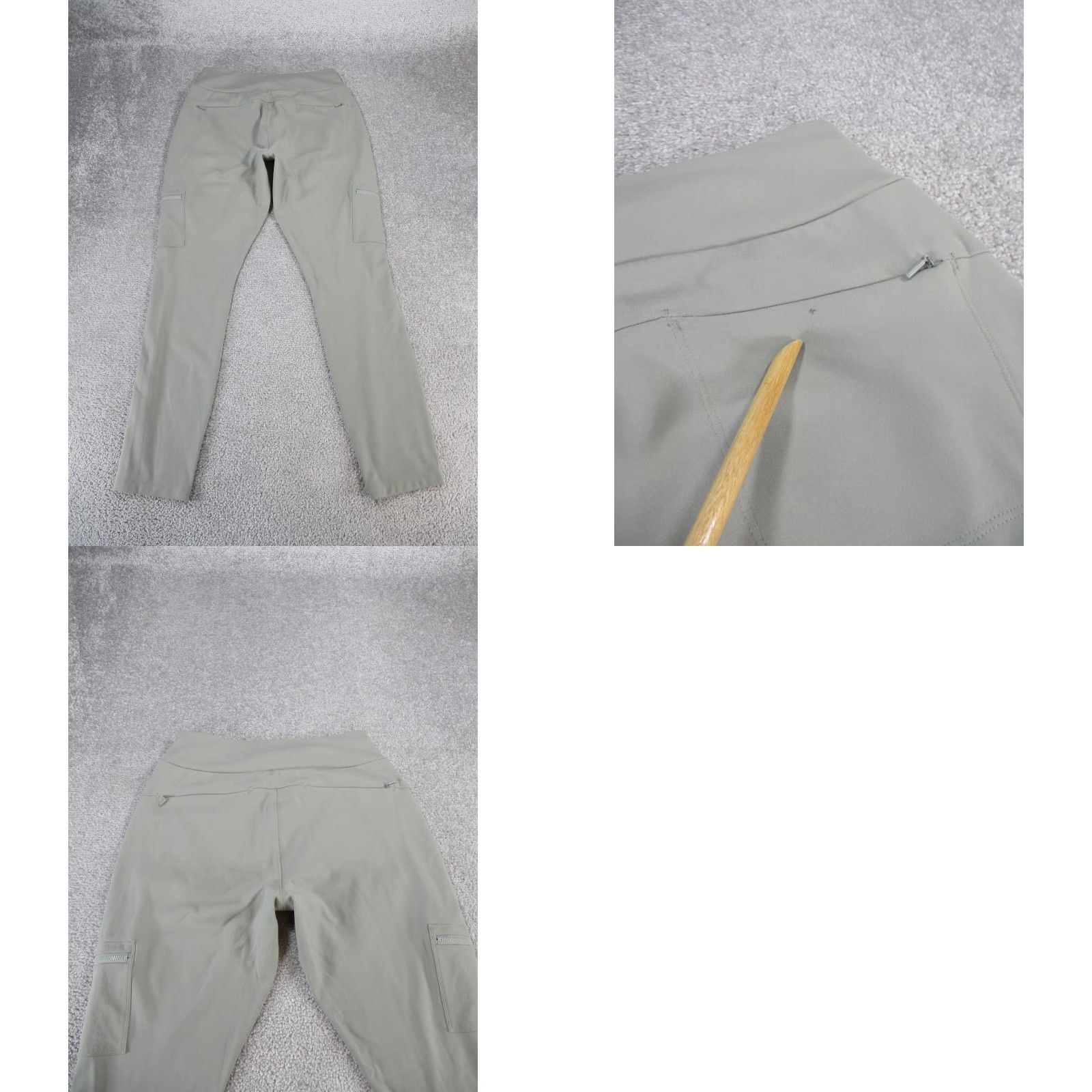 Athleta Athleta Pants Womens 6 Gray High Rise Cargo Tights Athleisure City Activewear 90s? Size 28" / US 6 / IT 42 - 9 Thumbnail