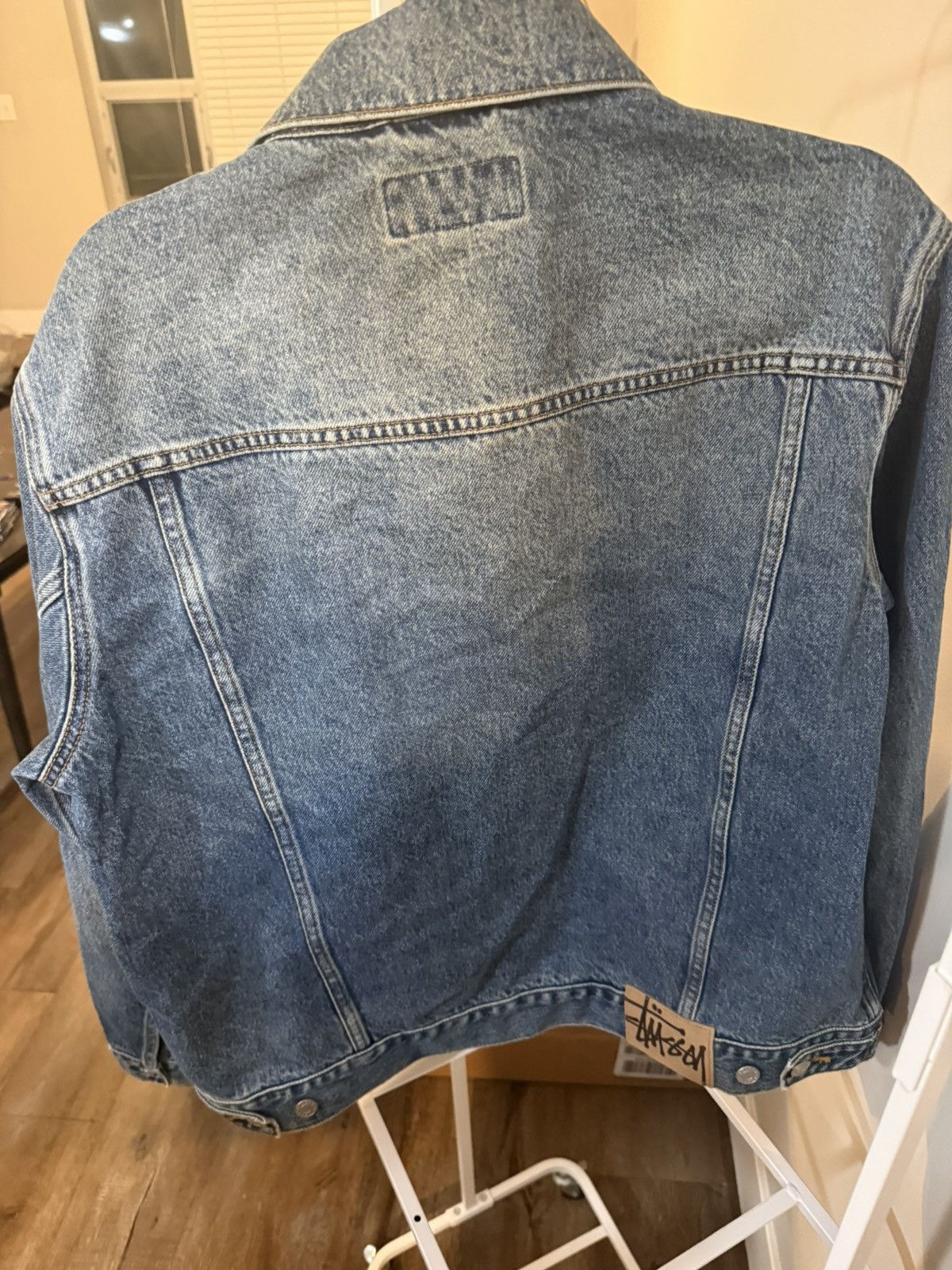 Stussy TRUCKER JACKET DENIM Size US L / EU 52-54 / 3 - 2 Thumbnail