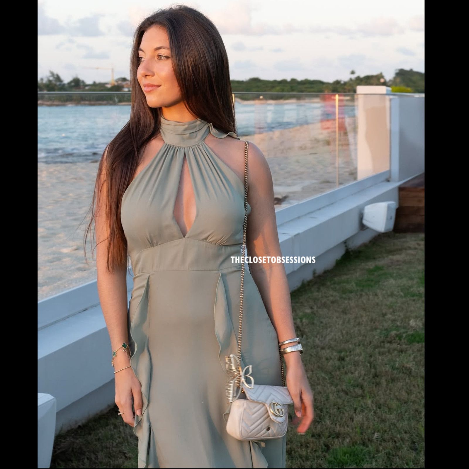 Zara ZARA BLOGGER FAVE!!! Green Ruffled Midi Dress NWT Size M / US 6-8 / IT 42-44 - 20 Thumbnail