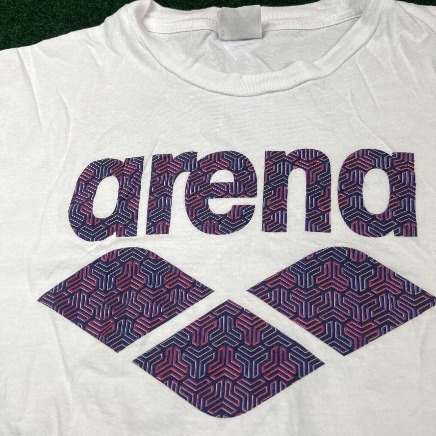 Vintage Arena Graphic Shirt Size Large Fits Slim Blue red Logo Size US L / EU 52-54 / 3 - 4 Thumbnail