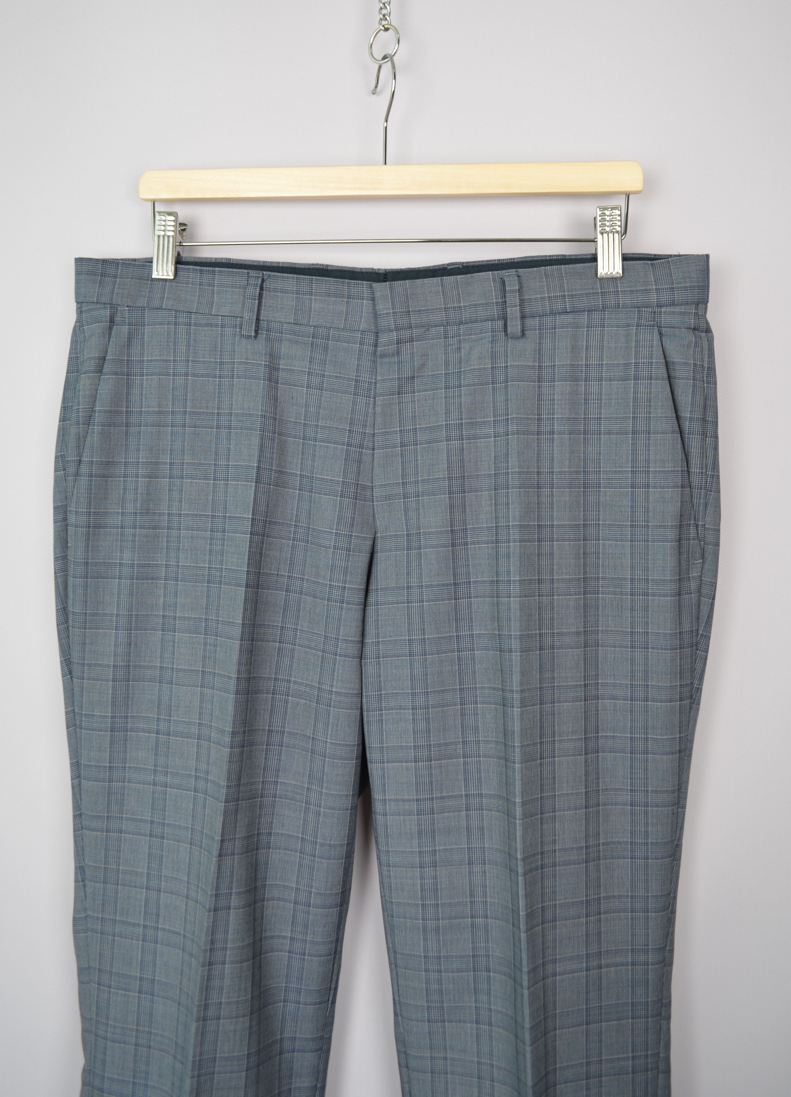 Hugo Boss Hugo Boss Check 100% Wool Pants Trousers Size 50 W32 L30 Size US 32 / EU 48 - 2 Thumbnail