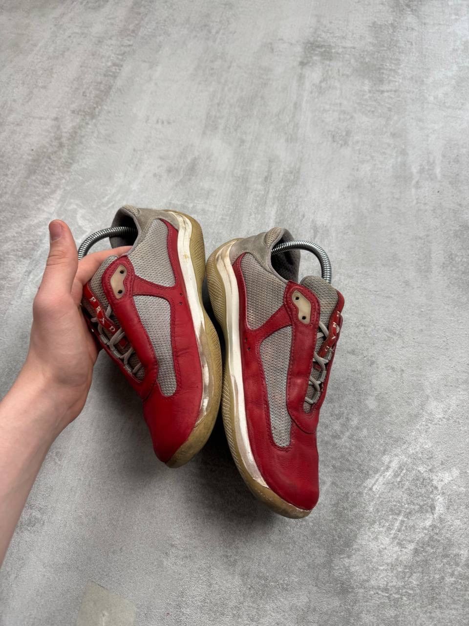 Prada × Vintage America cup shoes sneakers leather trainers y2k vintage Size US 5.5 / EU 38 - 4 Thumbnail