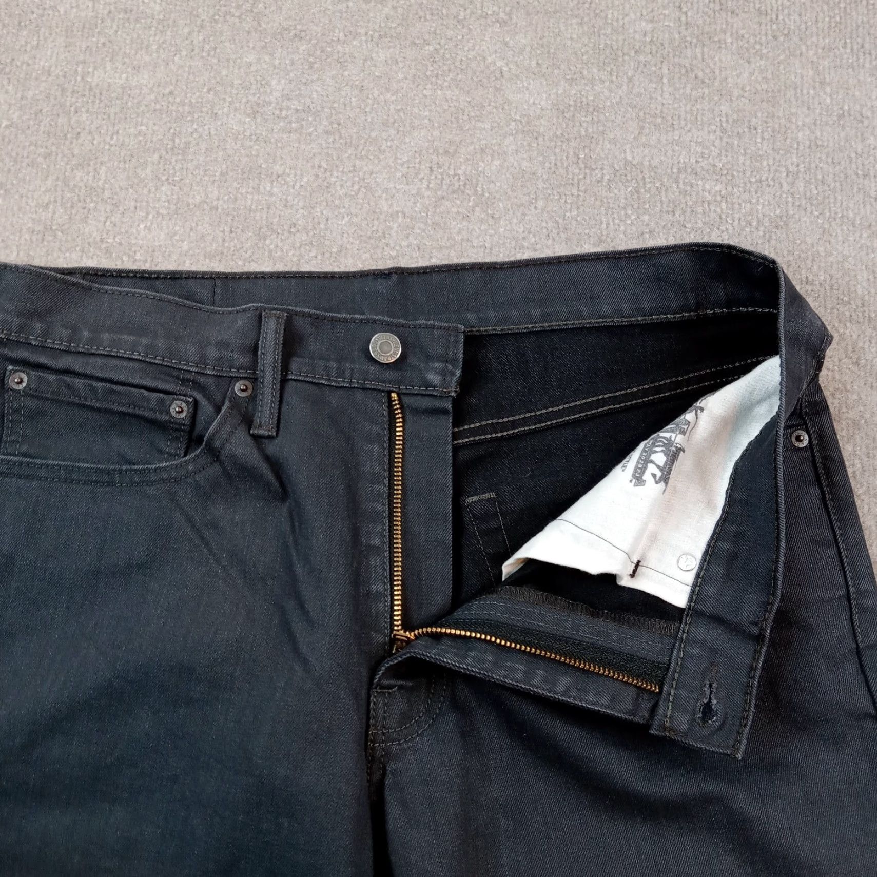 Levi's Levi's 541 Jeans Mens 34x30 Black Denim Stretch Casual Straight Leg Comfort Size US 34 / EU 50 - 6 Thumbnail