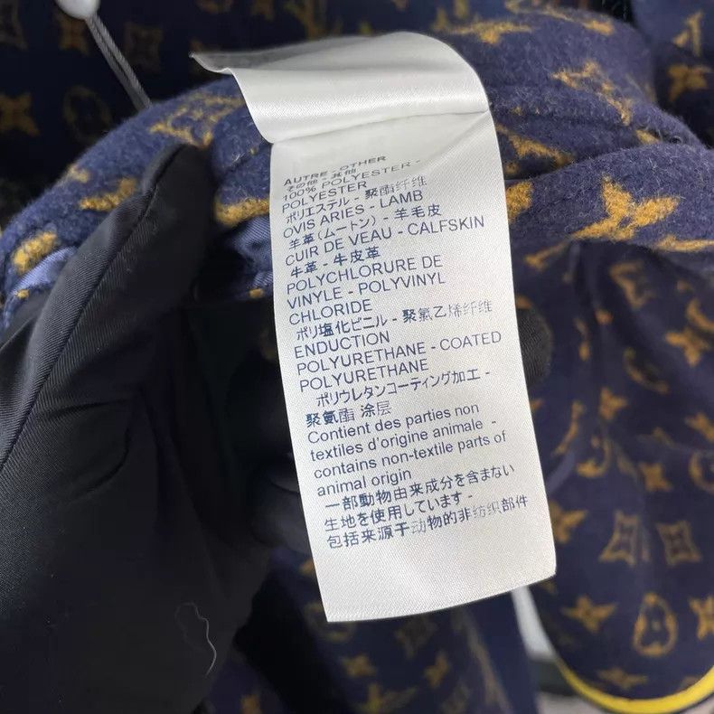 Louis Vuitton Louis Vuitton Navy blue long coat with presbyopia printed Size S / US 4 / IT 40 - 9 Thumbnail