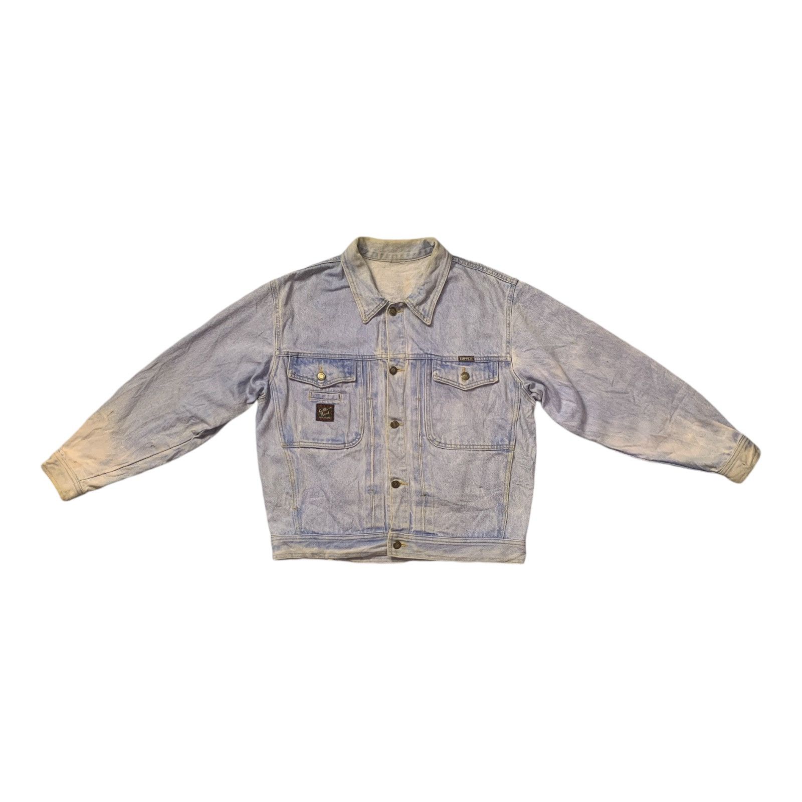 Japanese Brand × Vintage Rare Design Vintage Cuttle Jeans Denim Jackets Size US M / EU 48-50 / 2 - 1 Thumbnail