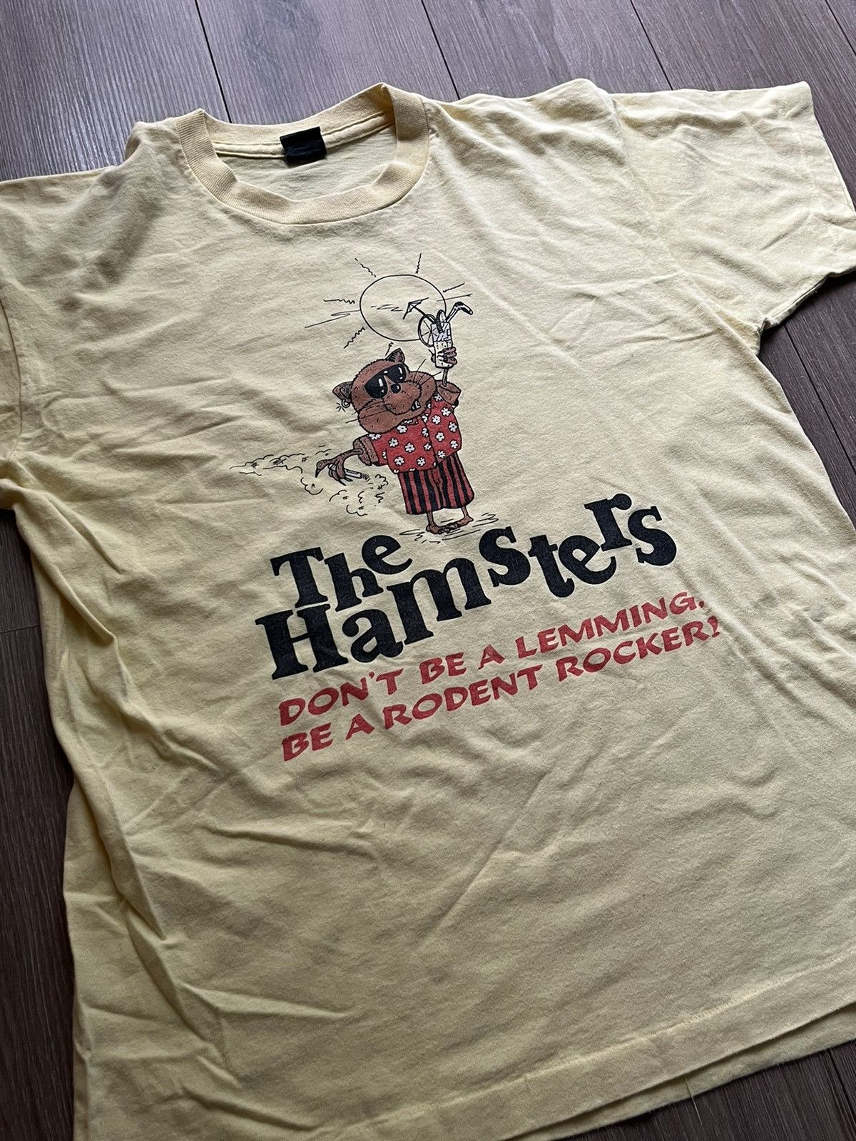Band Tees × Vintage The Hamsters 90s band tshirt 2yk Size US XL / EU 56 / 4 - 8 Thumbnail