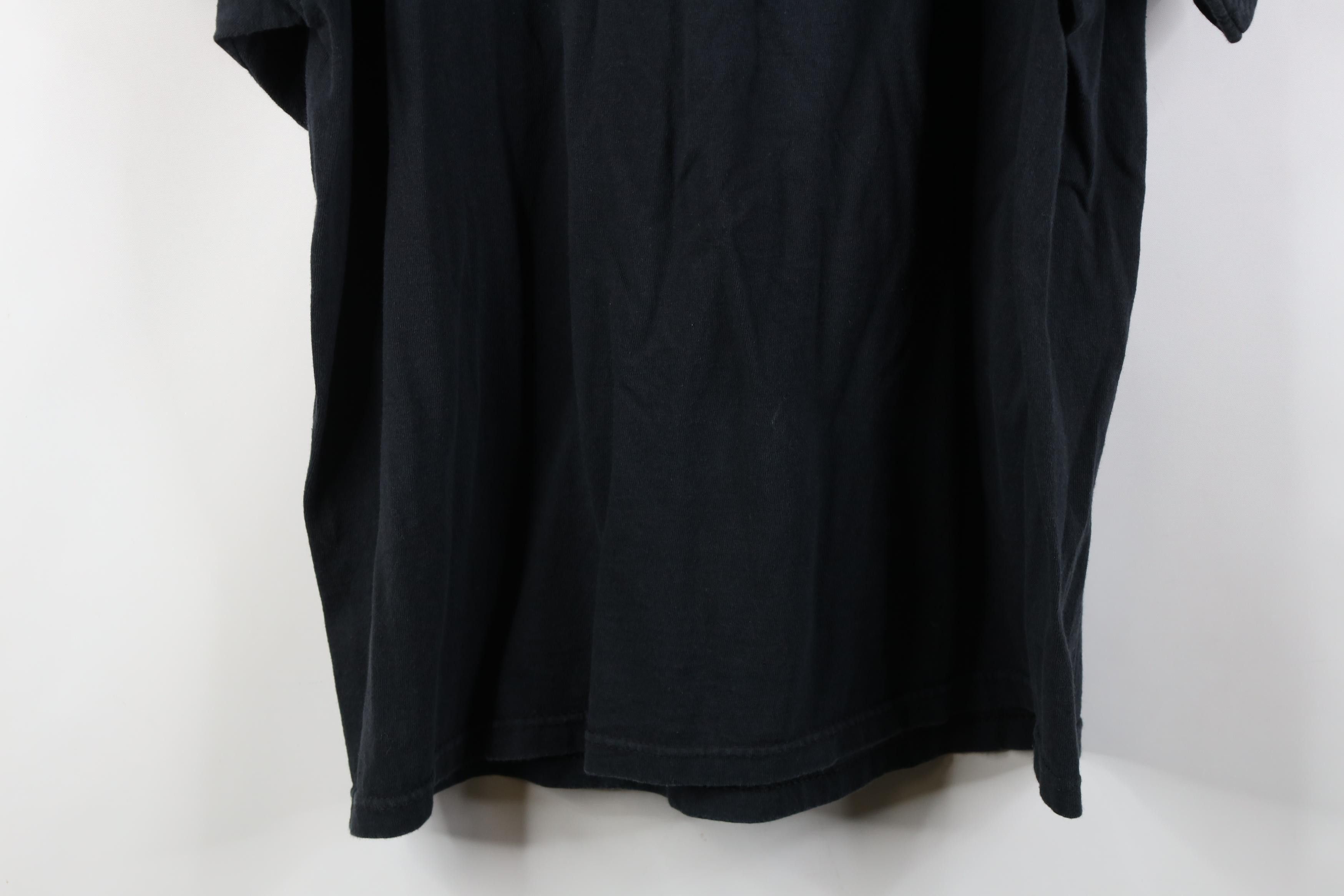 Vintage Vintage 90s Rusk Artist Short Sleeve T-Shirt Black Cotton Size US XL / EU 56 / 4 - 15 Thumbnail