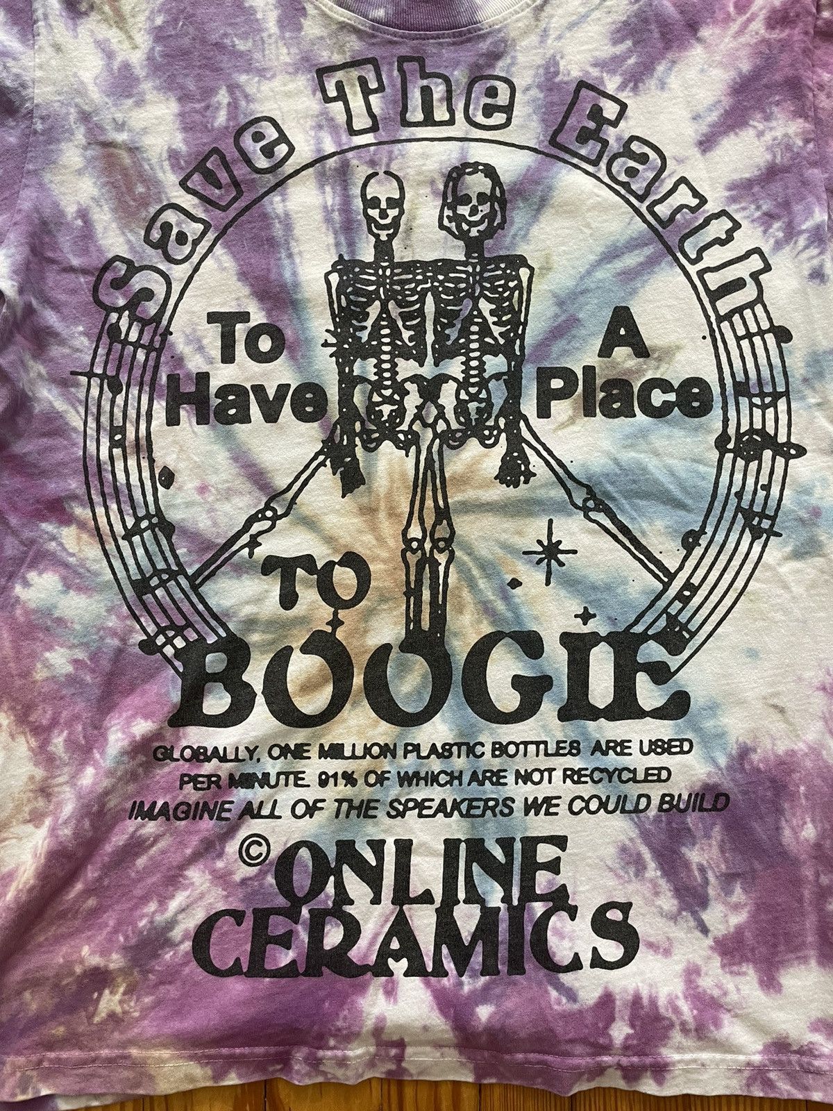Online Ceramics OG 2018 Online Ceramics Save The Earth Tie Dye T Shirt Size US M / EU 48-50 / 2 - 3 Thumbnail