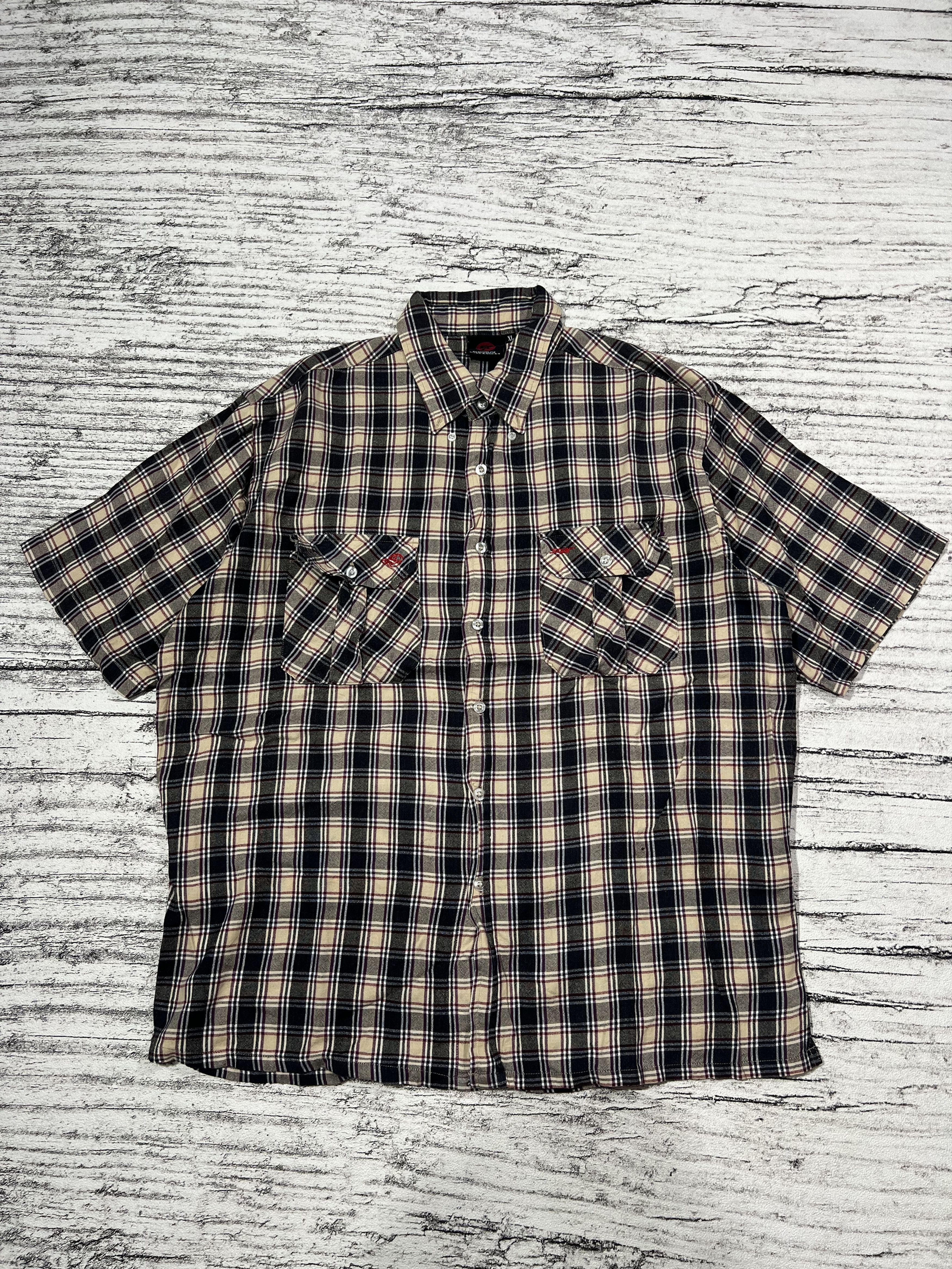 Japanese Brand 2000s Sohk Plaid Pocket Shirt y2k lgb ifsixwasnine Size US XL / EU 56 / 4 - 1 Thumbnail