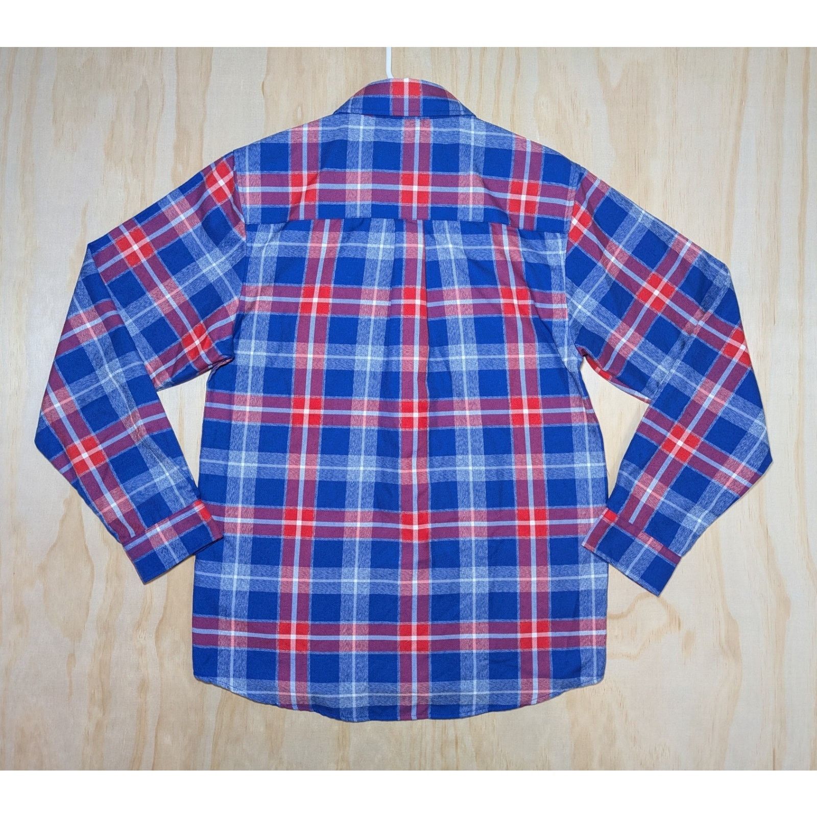 Dixxon Dixxon Men's Medium Red Green Show Flannel Blue Red Size US M / EU 48-50 / 2 - 6 Thumbnail