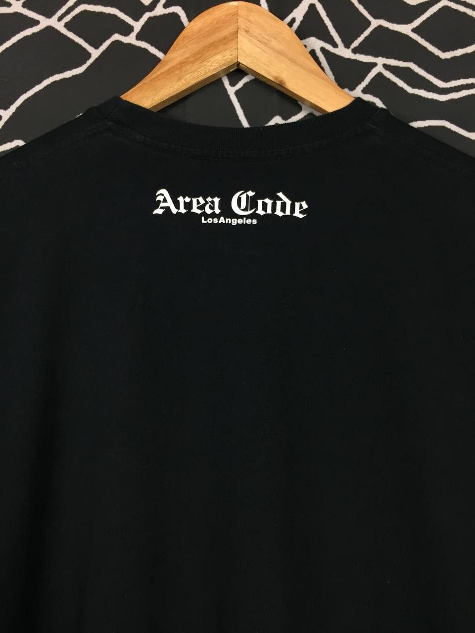 Japanese Brand × Vintage KRHYME DENIM Fuck tha Police Area Code LA Longsleeve Tee Size US XXL / EU 58 / 5 - 7 Thumbnail