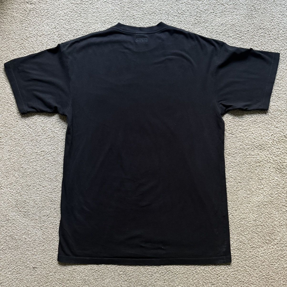 Vetements Gvasalias Oversized T-Shirt (Black) Size US M / EU 48-50 / 2 - 2 Thumbnail