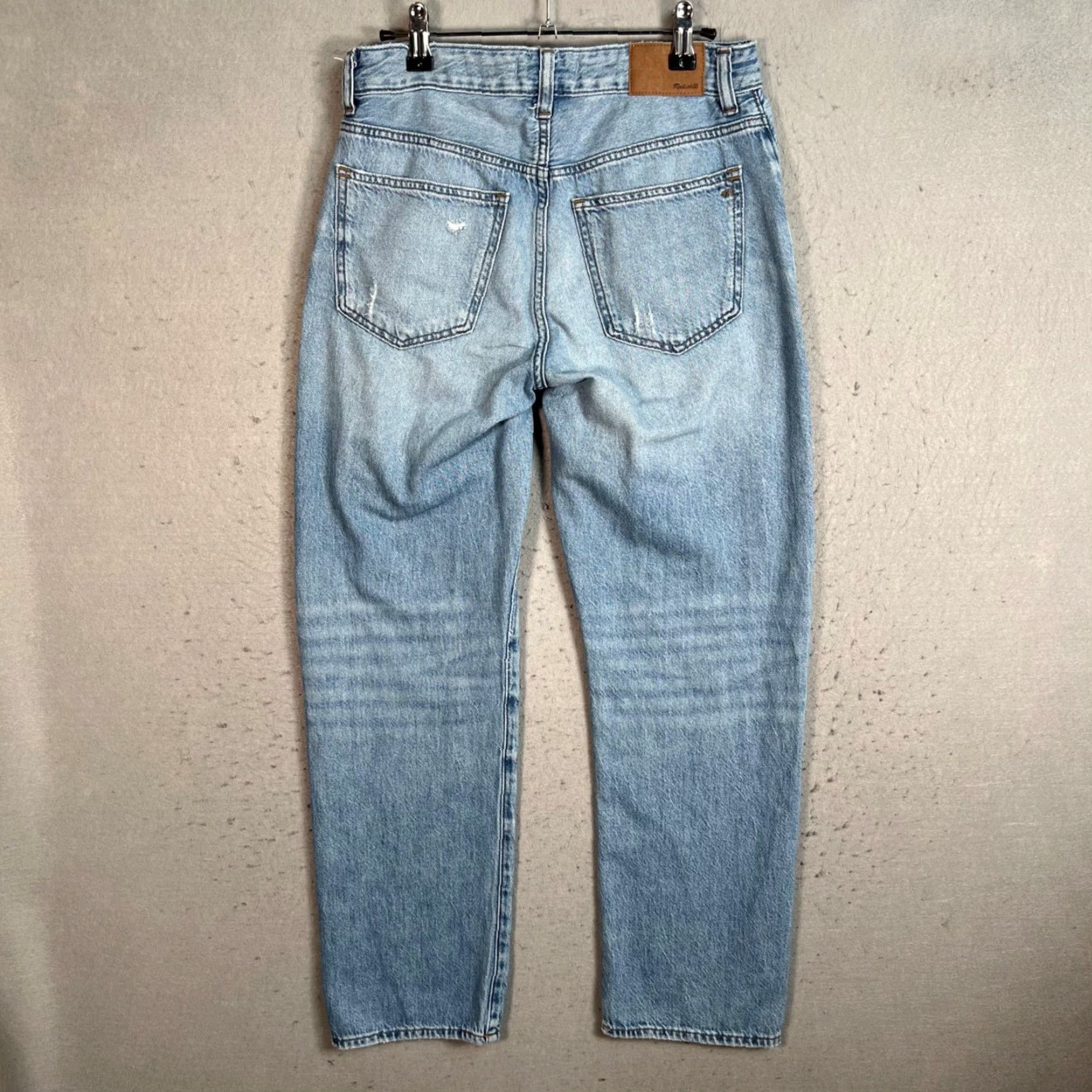 Madewell Madewell Size 25 Womens Jeans Straight Denim Light Blue Vintage Wash Size 42" / US 20 - 2 Thumbnail