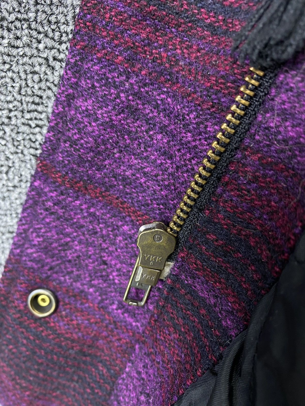Levi's Vintage Levis Hoodie Shadow Plaids Wool Jacket Size XS / US 0-2 / IT 36-38 - 13 Thumbnail