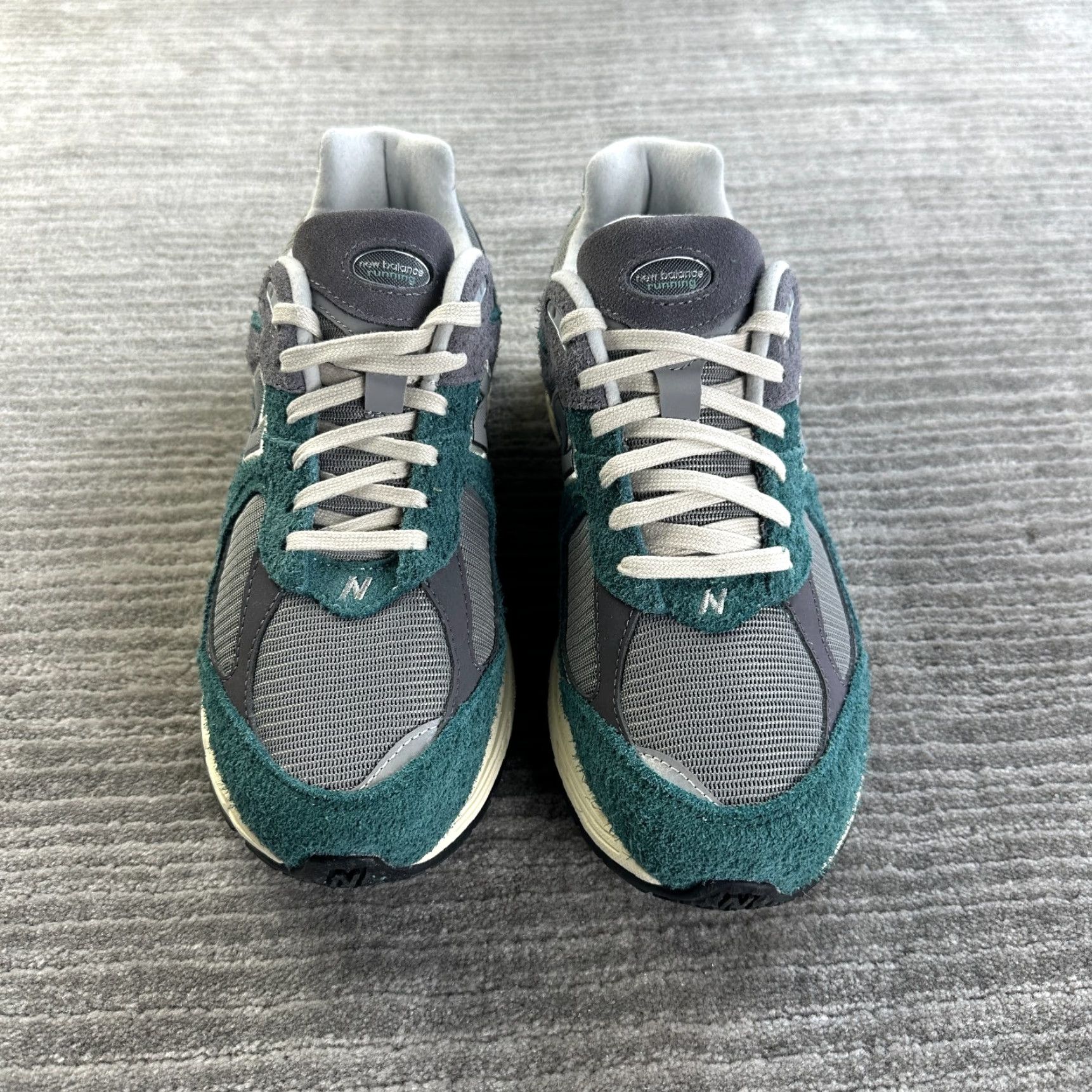 New Balance New Balance 2002R Mens Size 9 Green Spruce Magnet Suede Fuzzy Cushioned Breathable Sneaker Size ONE SIZE - 4 Thumbnail