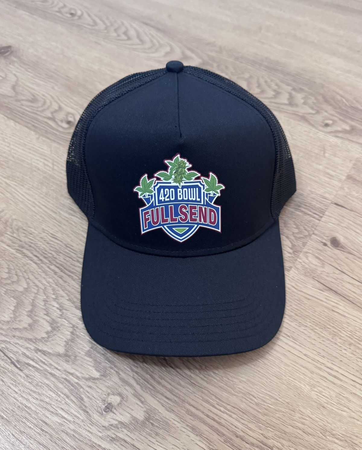 Full Send Nelk Boys Full Send 420 Bowl Trucker Hat Black Size ONE SIZE - 1 Thumbnail