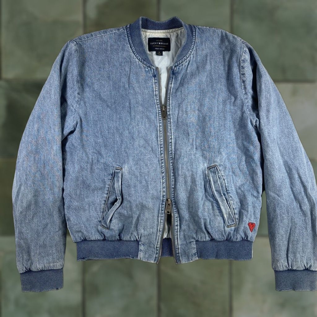 Lucky Brand VINTAGE Lucky Brand Denim Jacket Women's Small Blue Full Zip Size 28" / US 6 / IT 42 - 1 Thumbnail