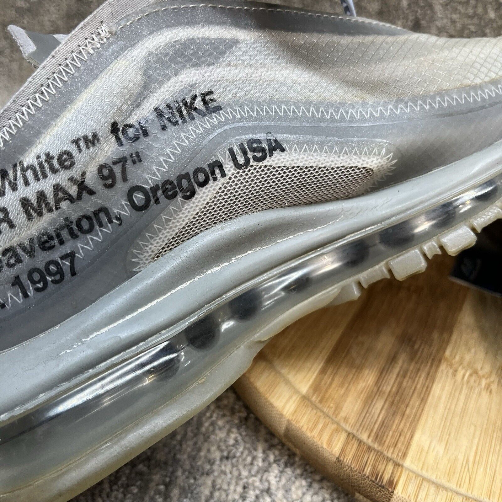 Off-White Off-White x Nike Air Max 97 ‘Menta’ Women's 7 AJ4585-101 GUC Size US 7 / IT 37 - 11 Thumbnail