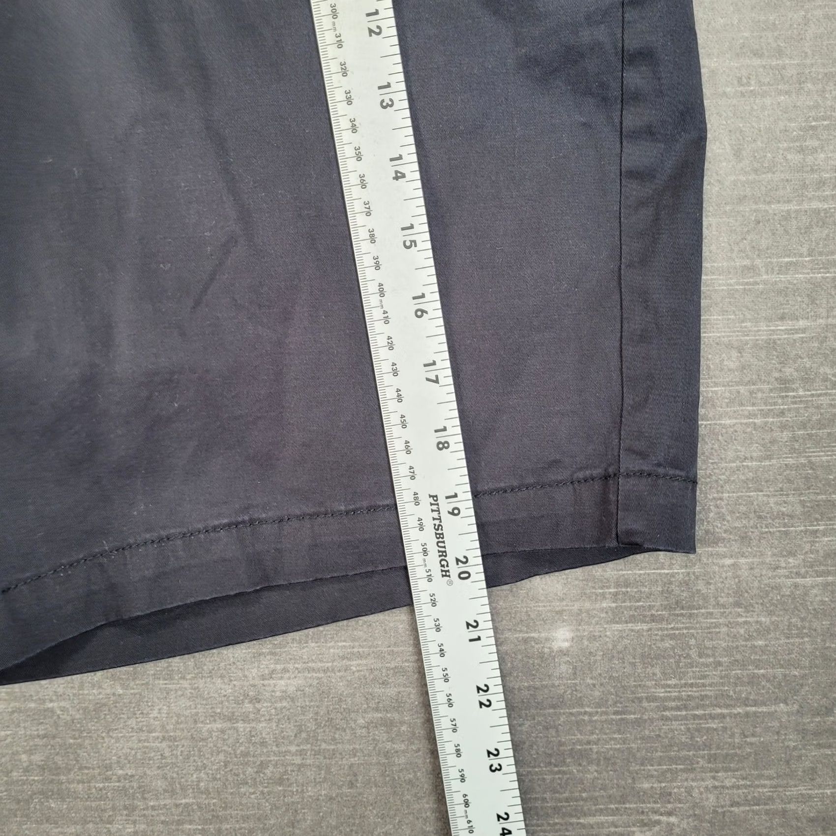 Gap Gap Y2K Mens Chino Shorts Navy Blue Flat Front Size 40 New Old Stock Size US 40 / EU 56 - 5 Thumbnail
