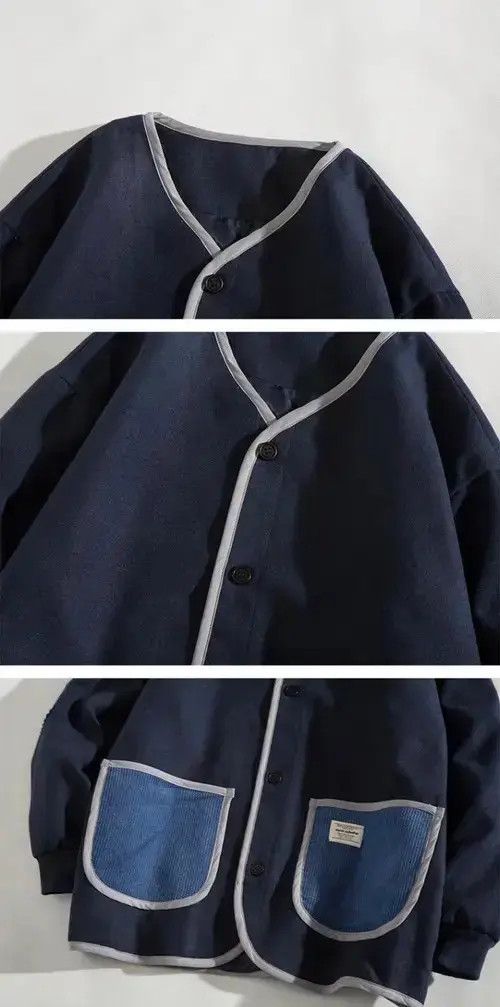 VIBE 2020S/S Simple Blue Japan Black Minimal Jacket Size US M / EU 48-50 / 2 - 3 Thumbnail