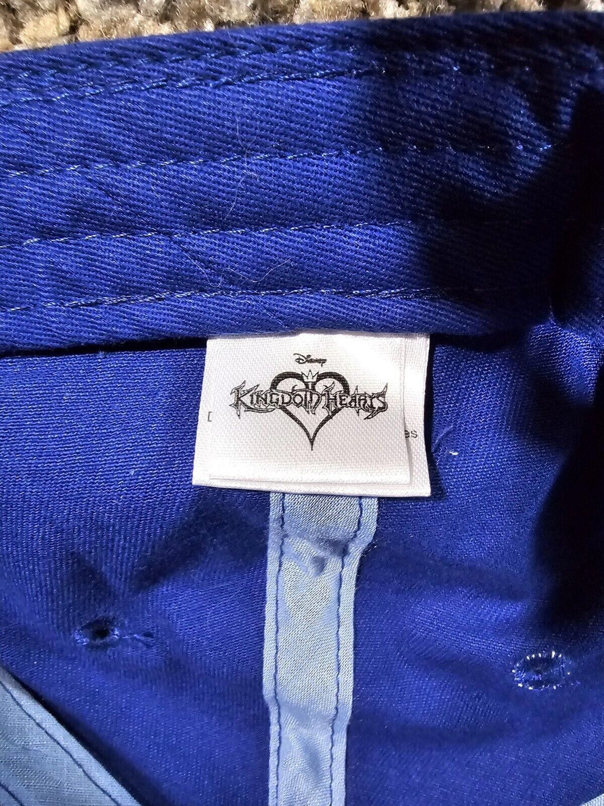 Disney Kingdom Hearts Disney Blue Hat Metal Emblem SnapBack Size ONE SIZE - 9 Thumbnail