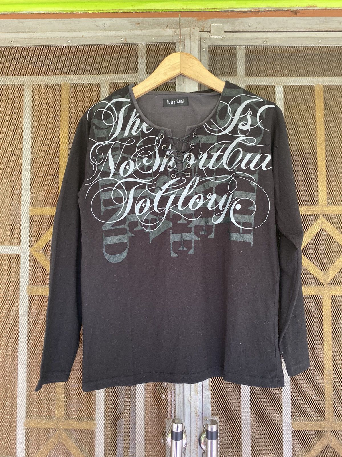 Y2K Wild Life Lace Up Double Layer