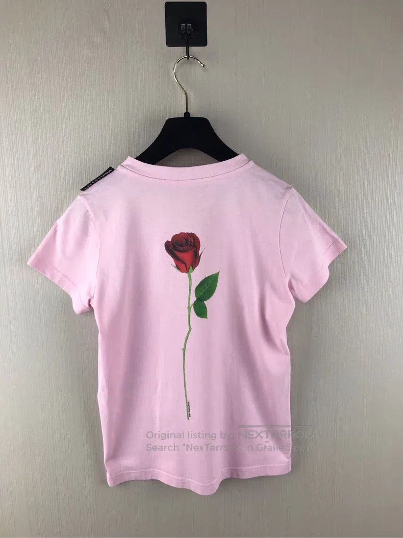 Balenciaga Balenciaga Rose large logo short-sleeved shirt Size US XS / EU 42 / 0 - 2 Thumbnail