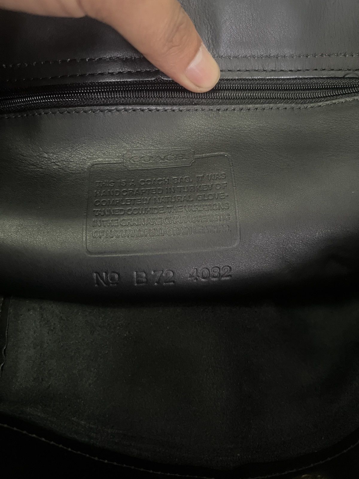 Coach × Leather × Vintage Vintage Coach Full Leather Size ONE SIZE - 8 Thumbnail