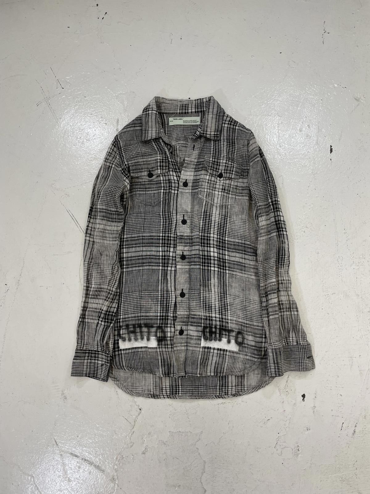 Off-White 1of1 Off-White x Chito Button-Up Size US S / EU 44-46 / 1 - 2 Thumbnail