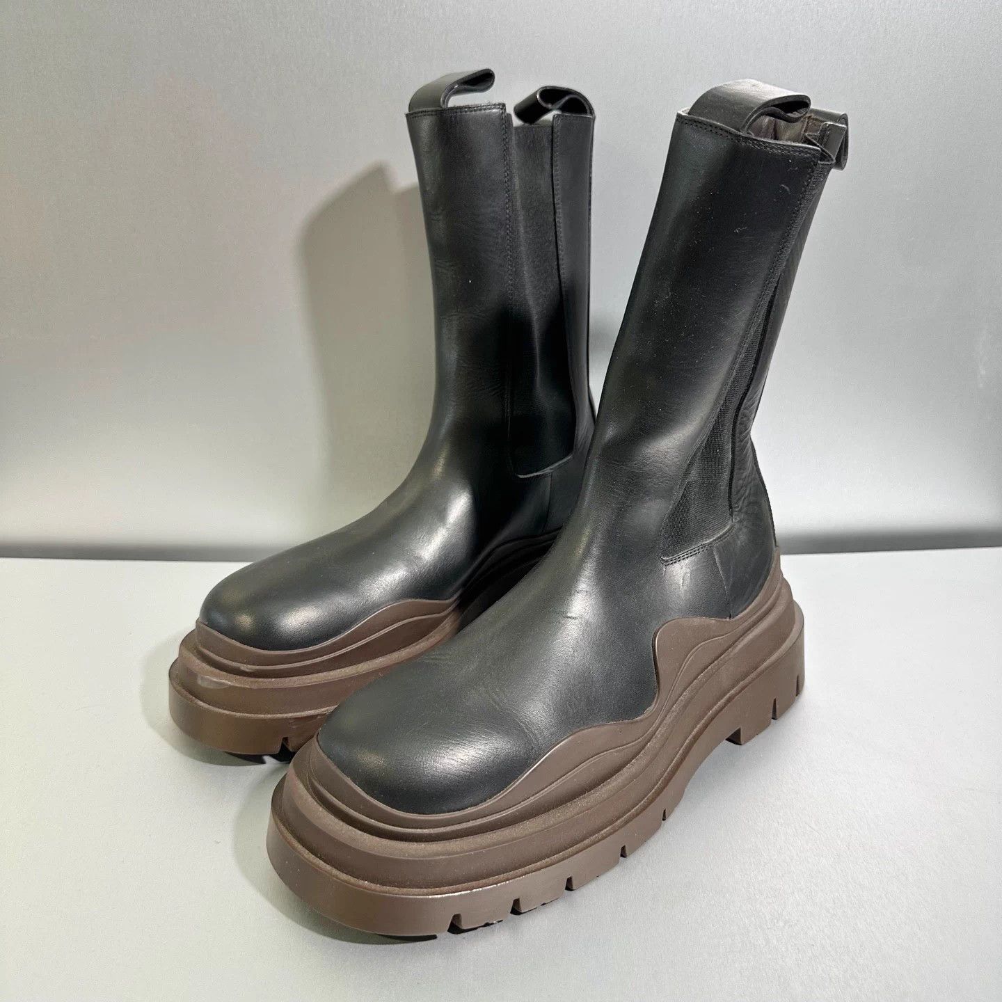 Bottega Veneta BV New Camel Platform Ankle Boot Size US 9 / IT 39 - 1 Thumbnail
