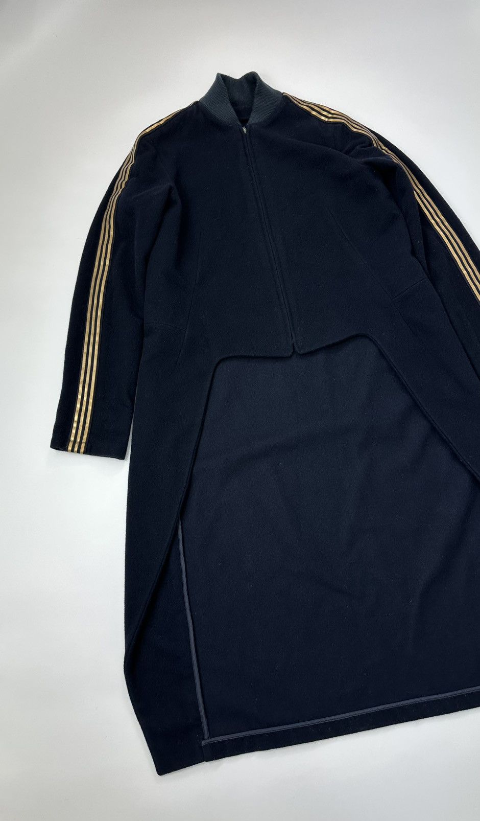 Adidas × Y-3 Rare Adidas X Y-3 Wool Heavy Coat Navy Blue Zip Size US S / EU 44-46 / 1 - 4 Thumbnail