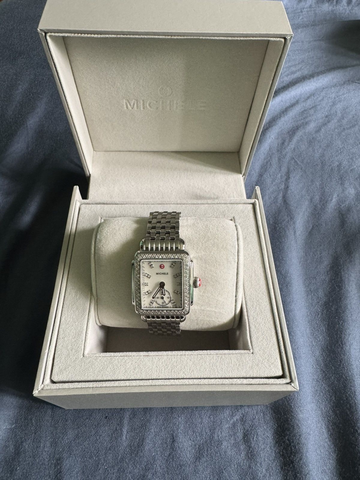 Other Michele bracelet watch with diamond bezel Size ONE SIZE - 3 Thumbnail