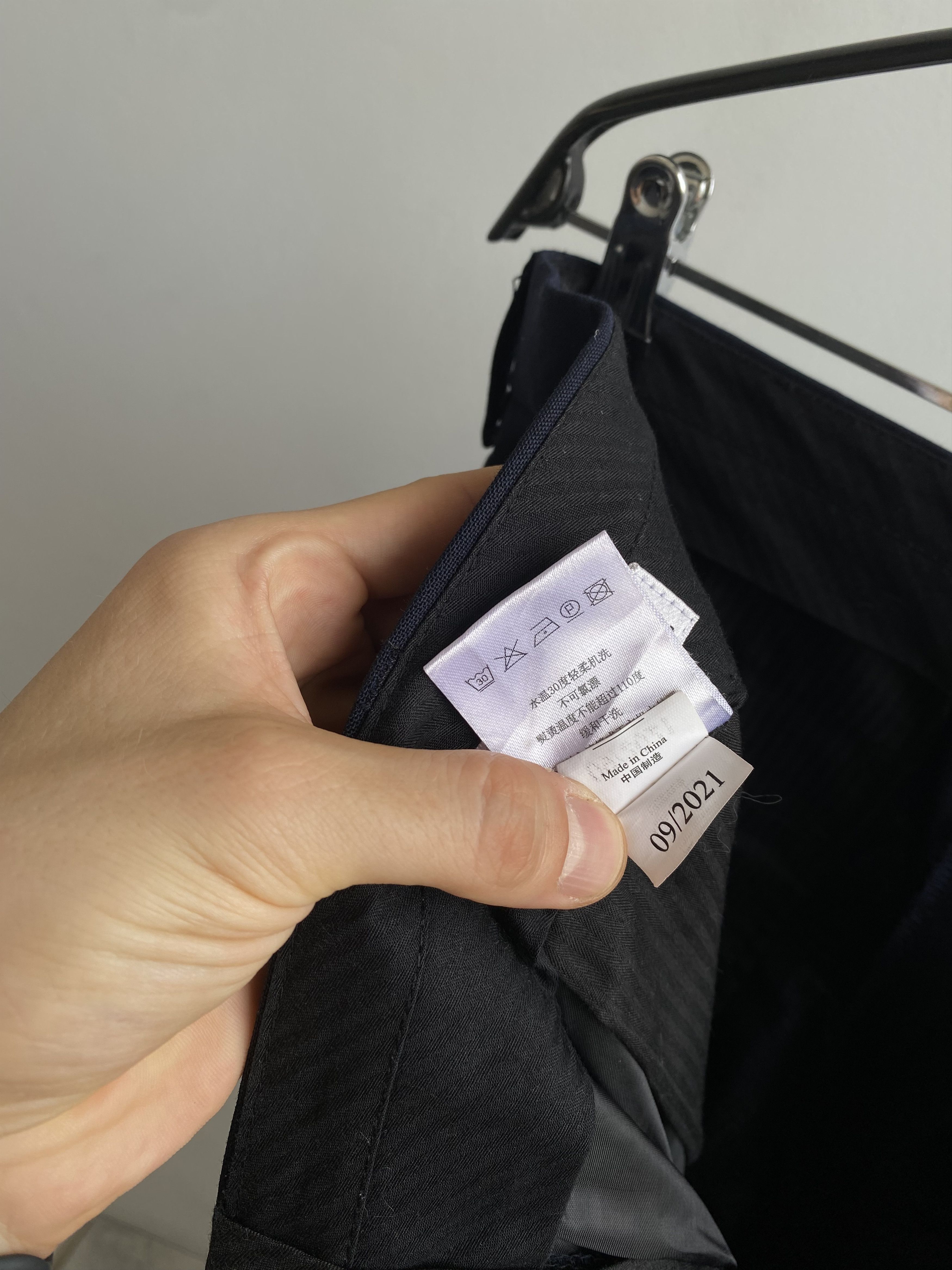 Dior DIOR Uniform Tailored Wool Classic Trousers Size 44S - 8 Thumbnail