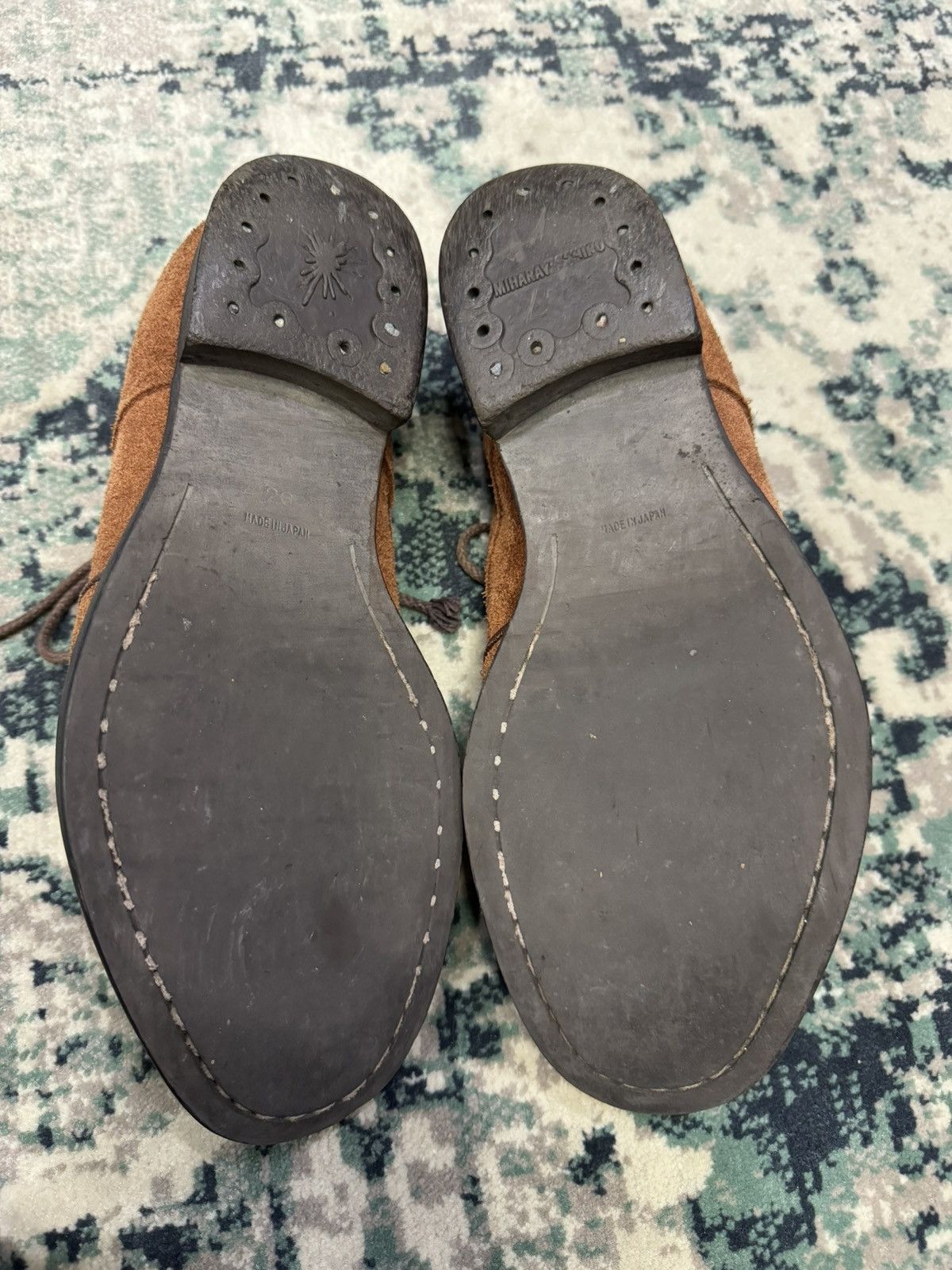 Maison MIHARA YASUHIRO MIHARAYASUHIRO SUEDE LEATHER BROGUE SHOES Size US 8 / EU 41 - 10 Thumbnail