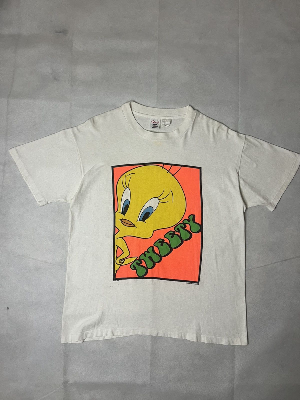 Vintage × Warner Bros Vintage 93's Tweety Bird Warner Bros Cartoon Tees Size US L / EU 52-54 / 3 - 1 Thumbnail