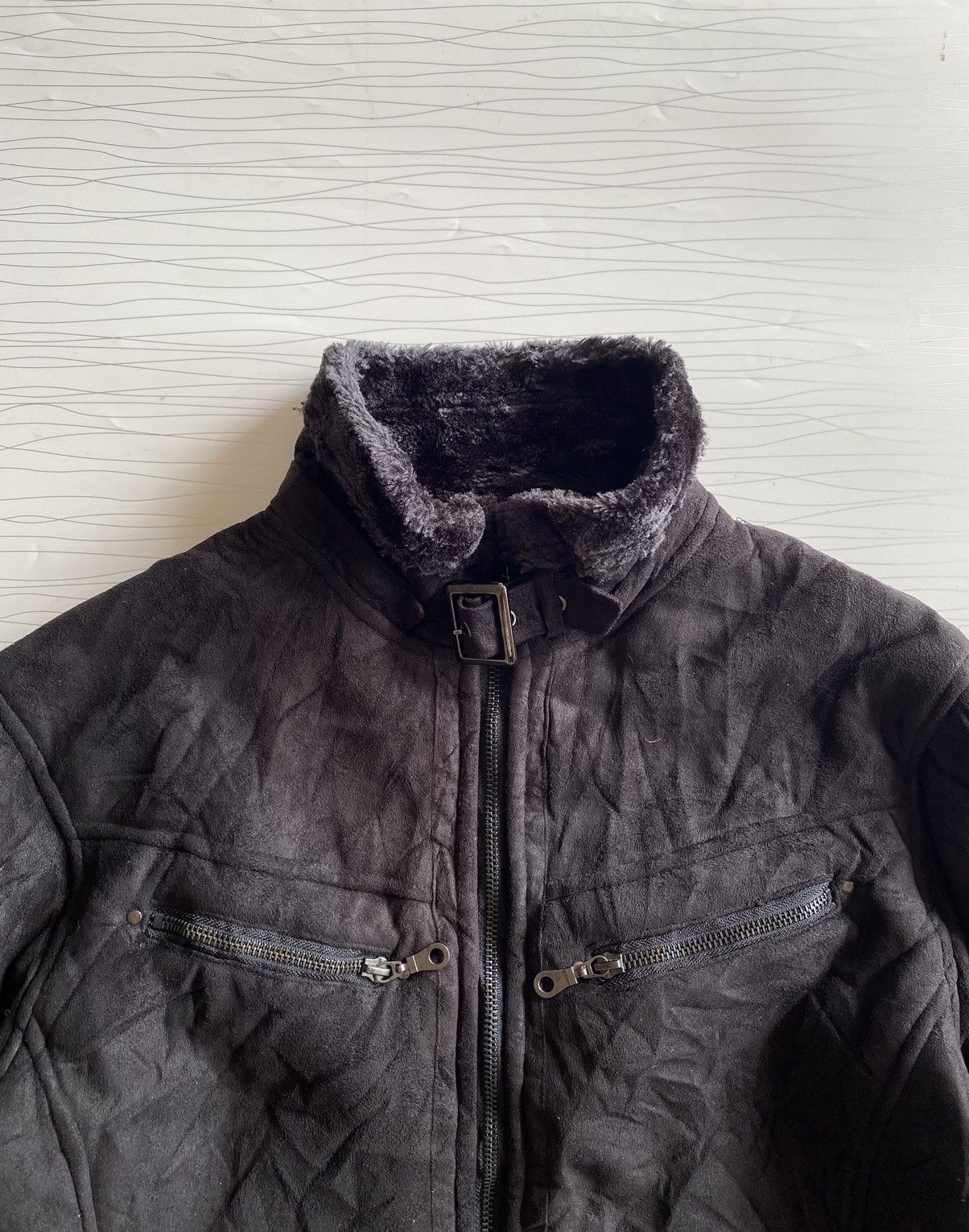 If Six Was Nine × Japanese Brand × Le Grande Bleu (L.G.B.) japanesebrand Roushatte fur linning black jacket Size US L / EU 52-54 / 3 - 2 Thumbnail
