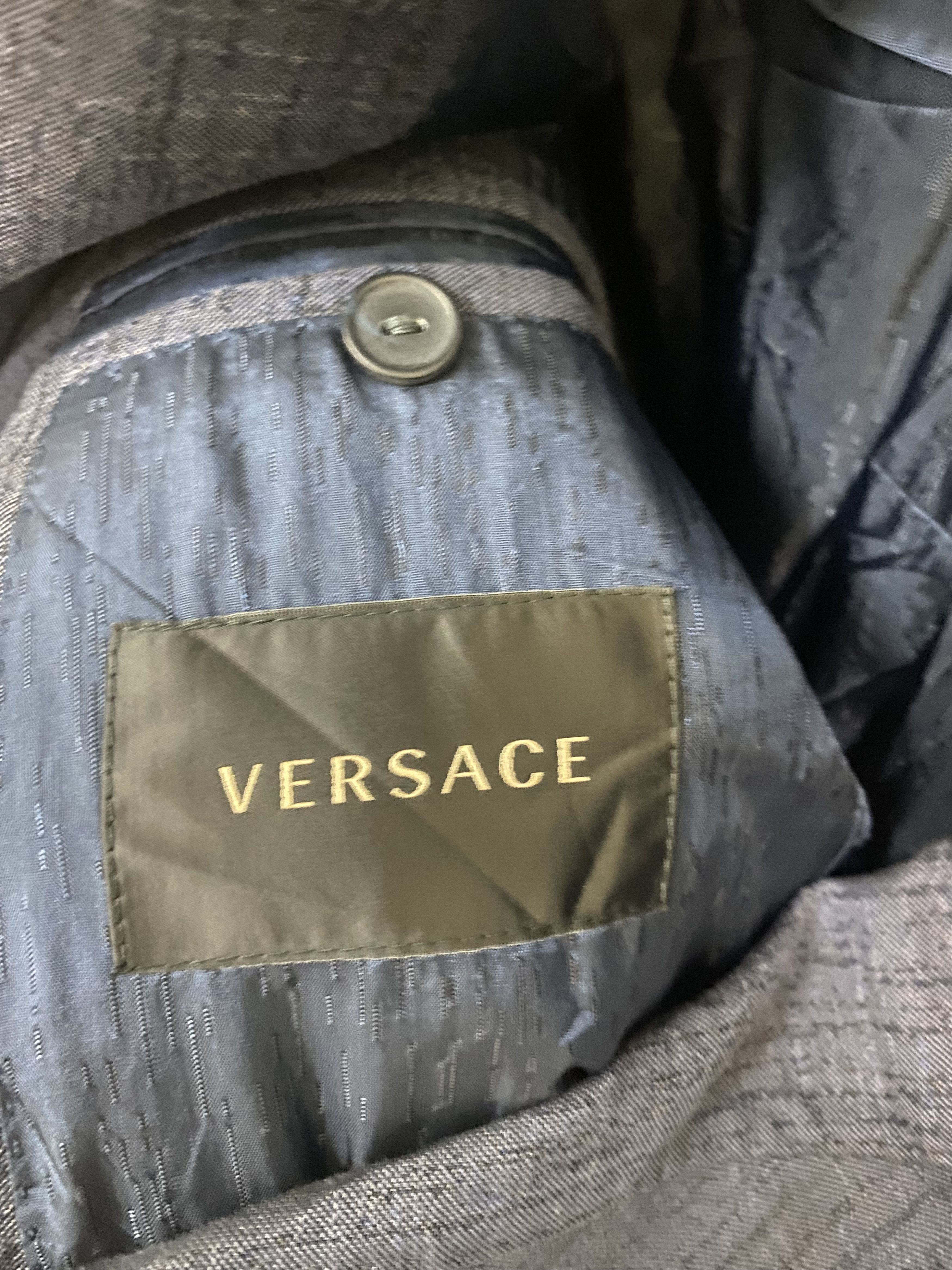 Versace SS19 Versace Tailor Made Suit Blazer Trouser Size 42R - 5 Thumbnail