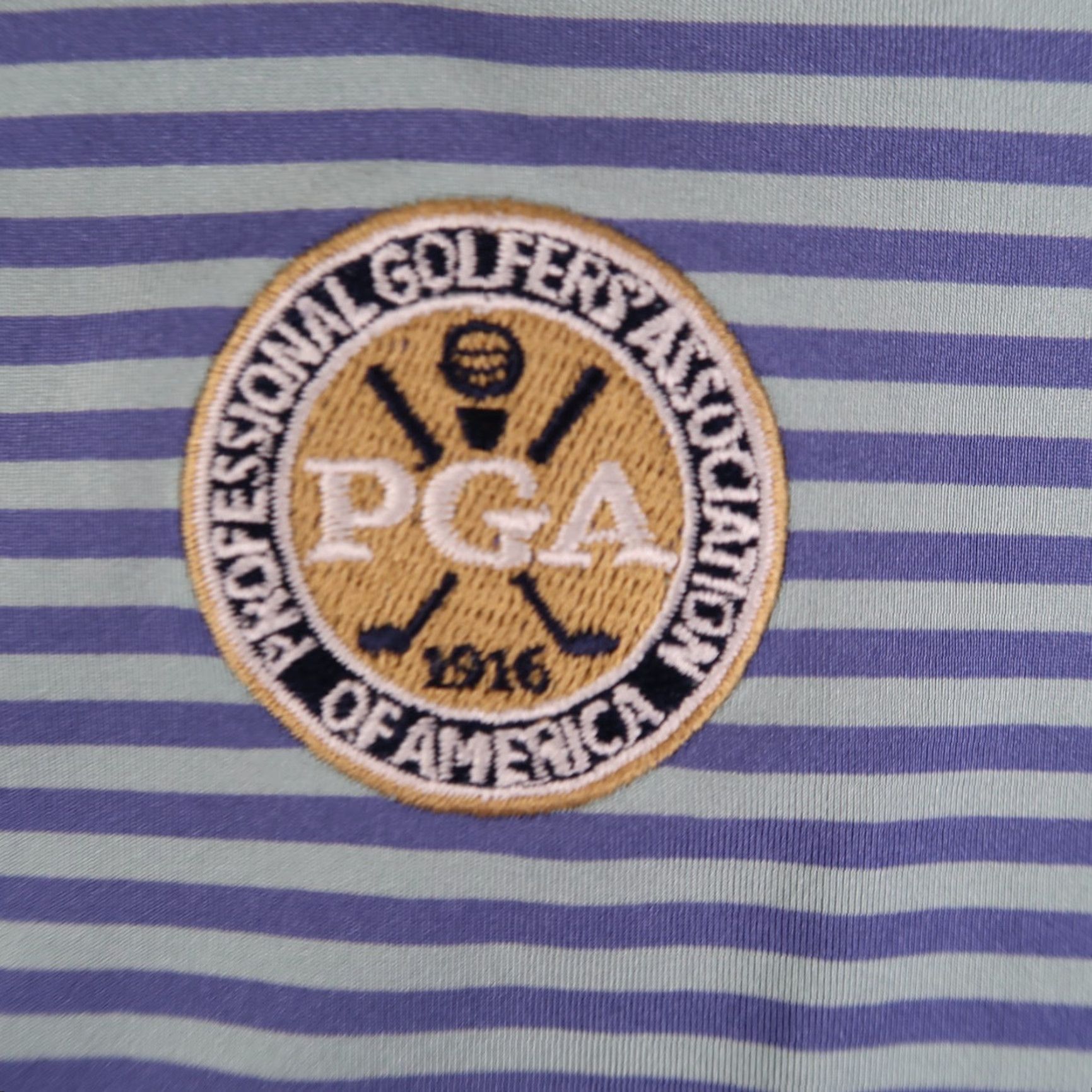 RLX Ralph Lauren RLX Ralph Lauren Polo Shirt Mens L PGA Striped Golf Sport Shirt Size US L / EU 52-54 / 3 - 3 Thumbnail
