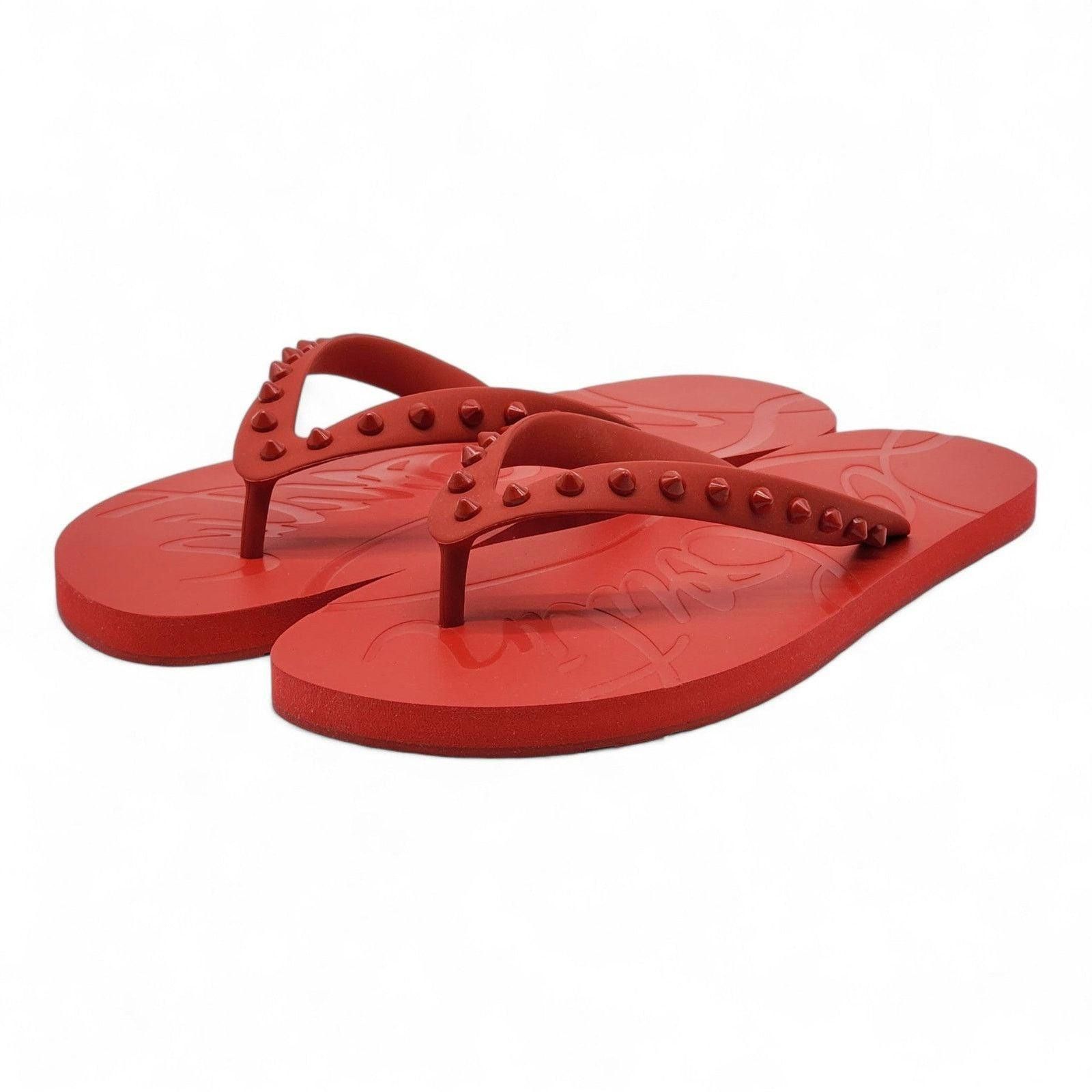 Christian Louboutin Christian Louboutin Loubi Flip Flops Size US 8 / EU 41 - 2 Thumbnail